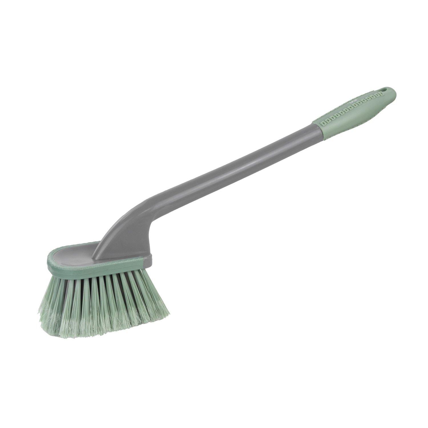 Grey - JVL - JVL Heavy Duty Multi-Purpose Brush ¿ Long Handle - 1