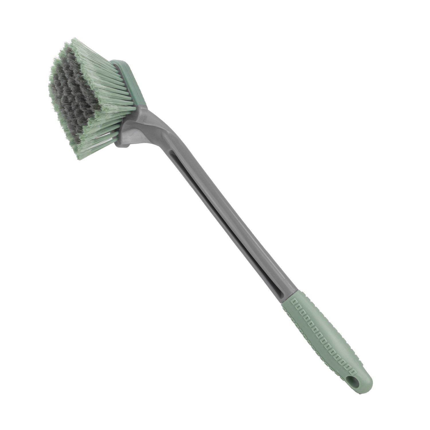 Grey - JVL - JVL Heavy Duty Multi-Purpose Brush ¿ Long Handle - 2
