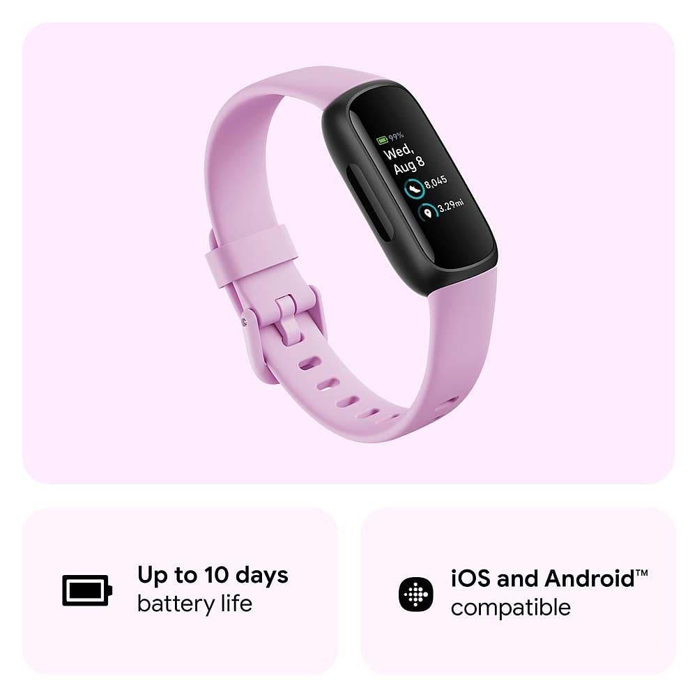 Electronics - Fitbit - Inspire 3 Fitness Tracker Lilac Bliss - 2
