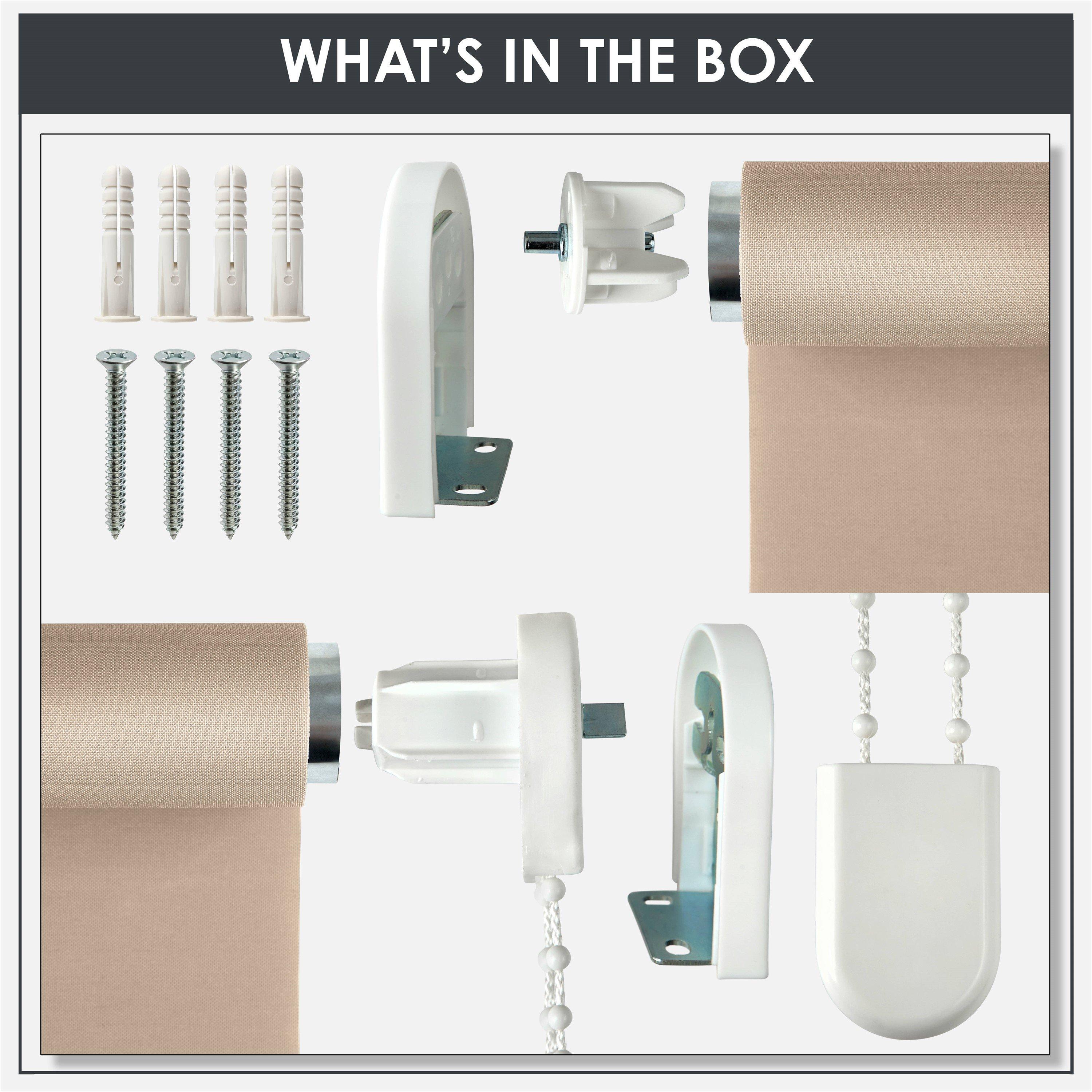 Natural Cream - Emma Barclay - Scalloped Roller Blind - 4