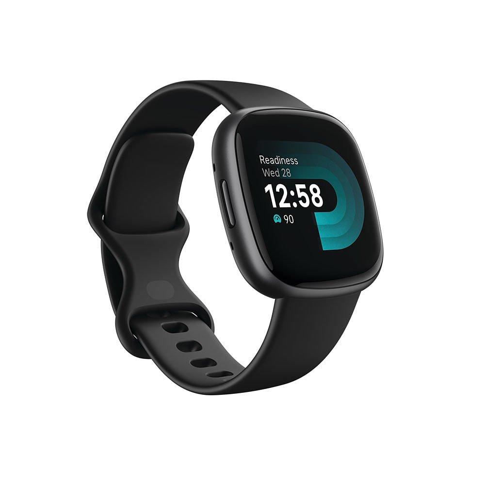 Elektronik - Fitbit - Versa 4 Smartwatch Black & Graphite - 1