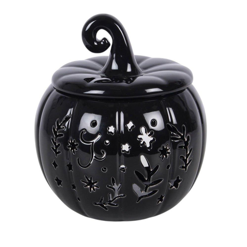 White - Something Different - Black Folk Pumpkin Oil Burner and Wax Warmer - 2