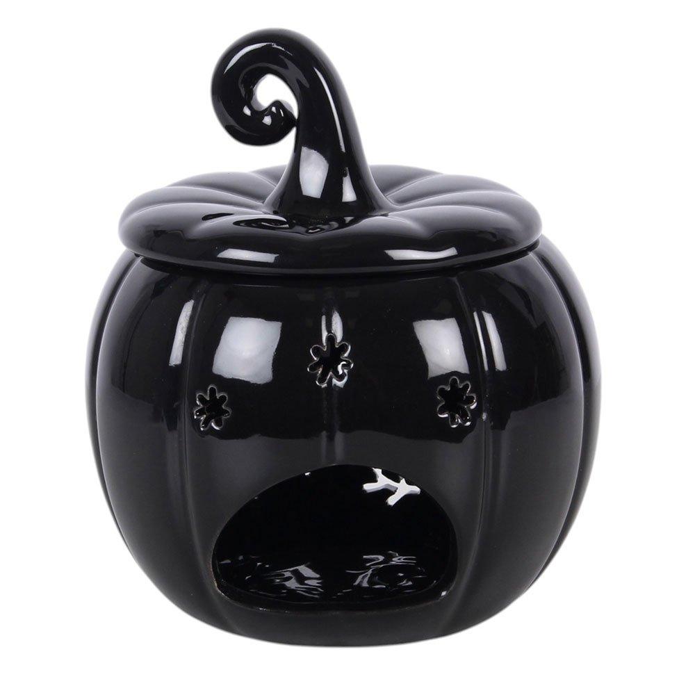 White - Something Different - Black Folk Pumpkin Oil Burner and Wax Warmer - 3