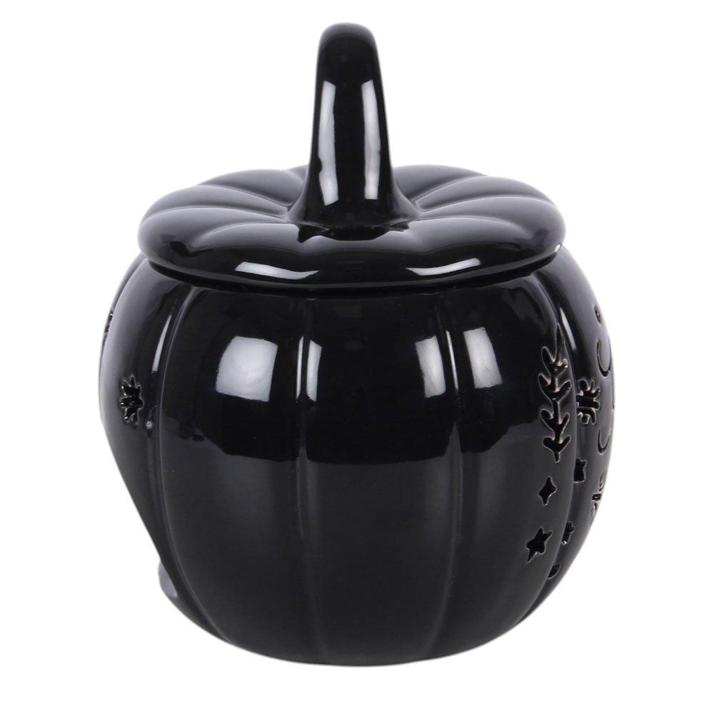 White - Something Different - Black Folk Pumpkin Oil Burner and Wax Warmer - 4