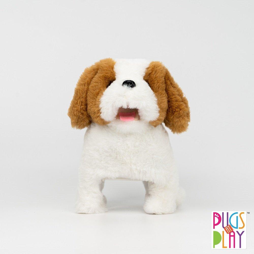 Pugs At Play  Kids Lola Flipping Dog Interactive Plush Toy - 