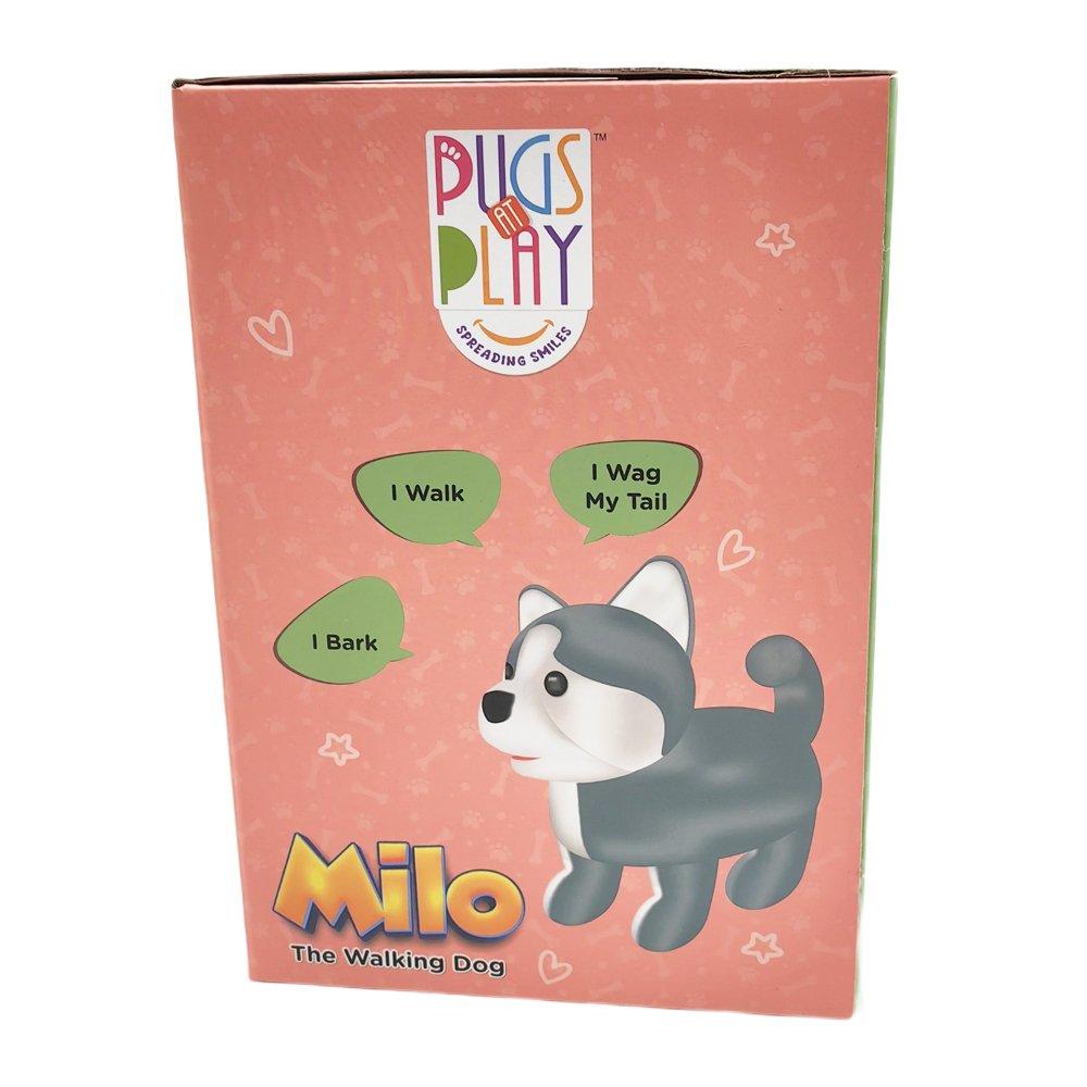 Multi - Pugs at Play - Milo Interactive Walking Dog Plush Toy - 3
