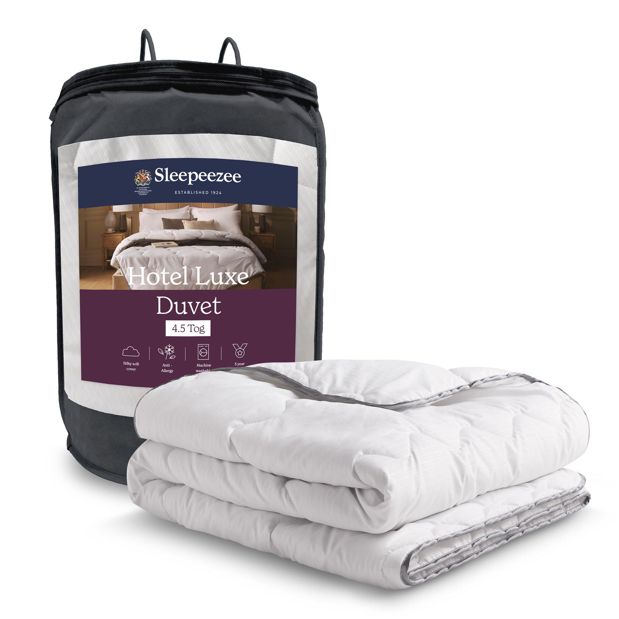 White - Sleepeezee - Hotel Luxe 4.5 Tog Duvet - 1