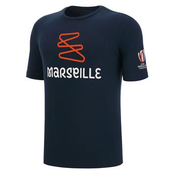 Macron Macron Rugby World Cup Marseille T-Shirt 2022/2023 Mens