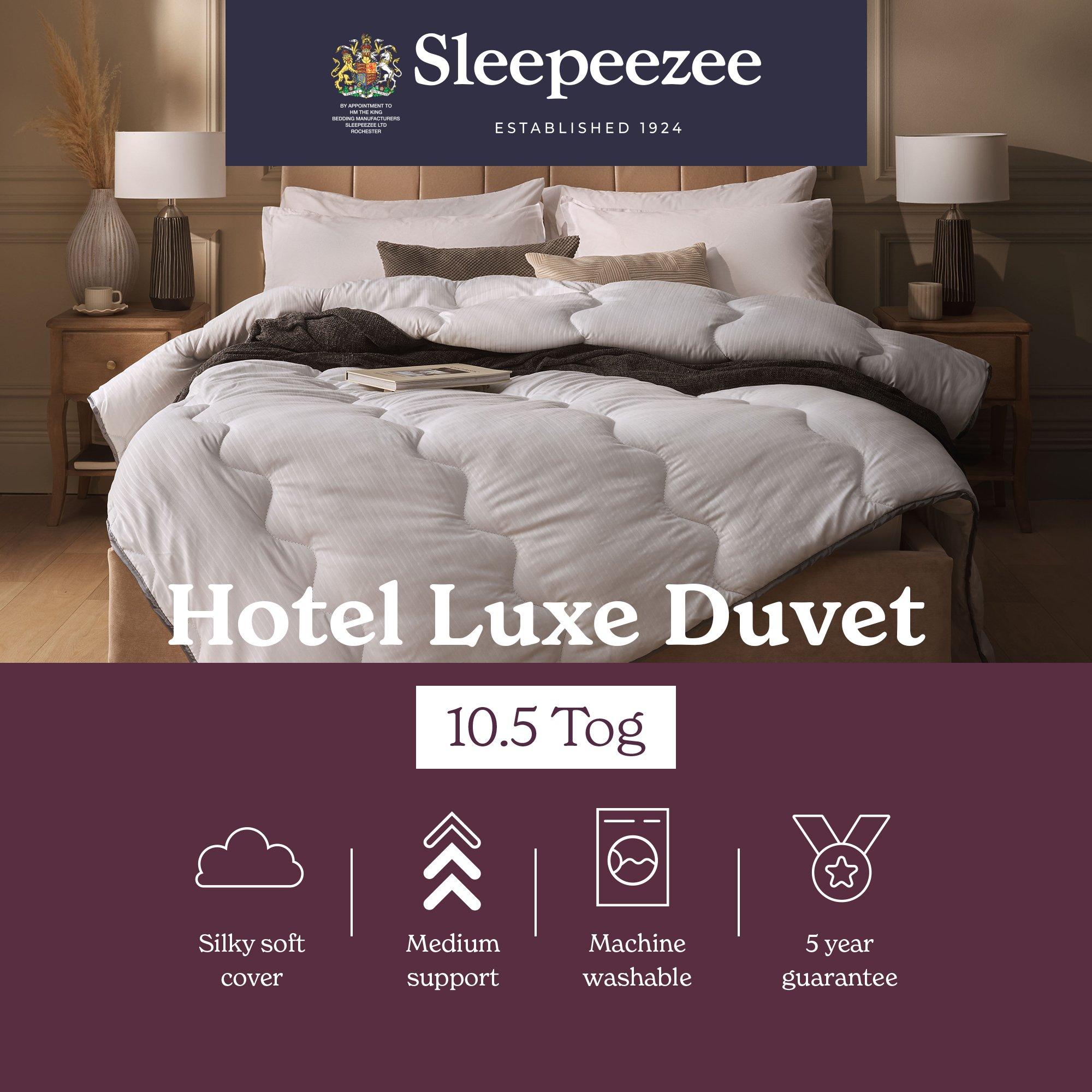 White - Sleepeezee - Hotel Luxe 10.5 Tog Duvet - 9