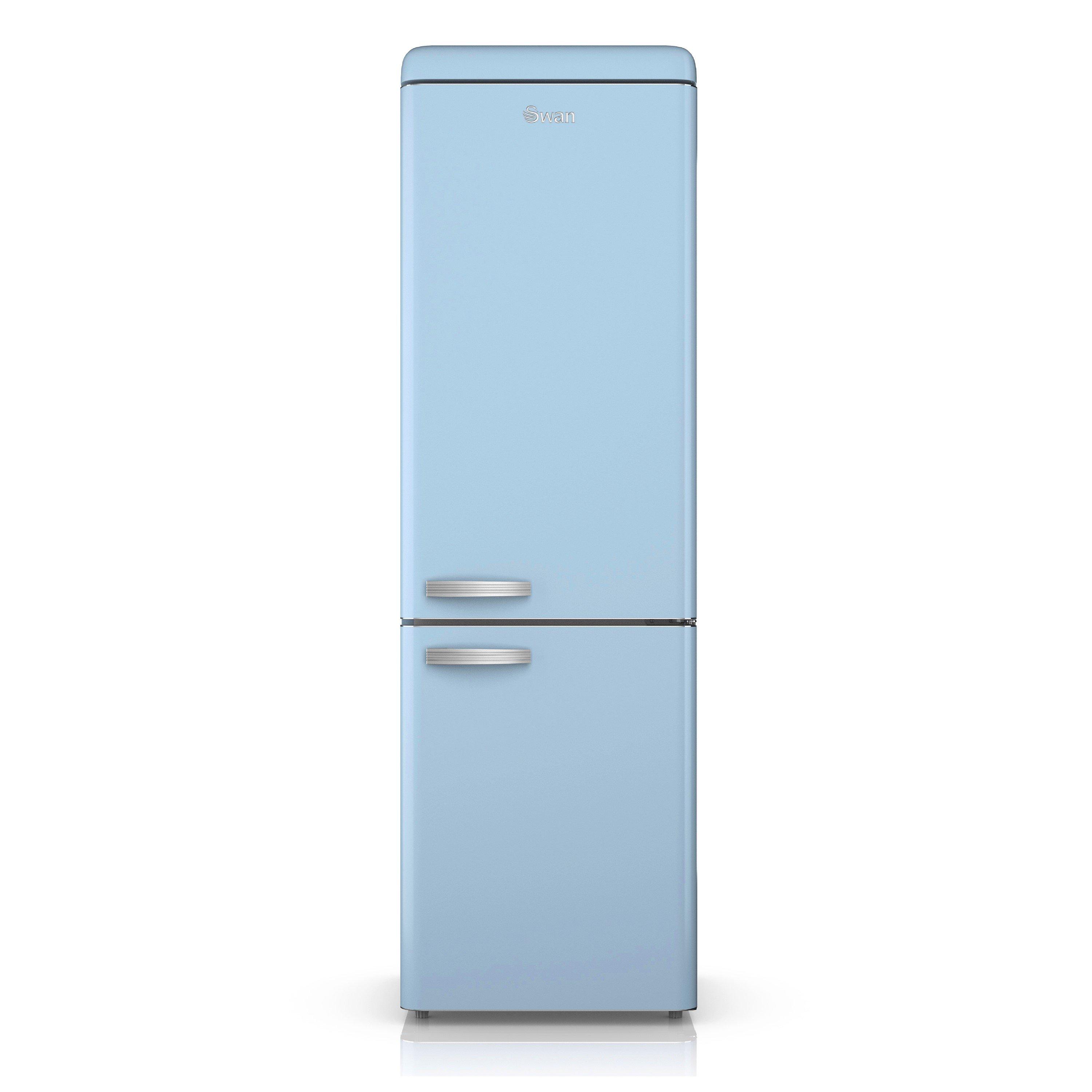 Swan Retro Fridge Freezer Blue