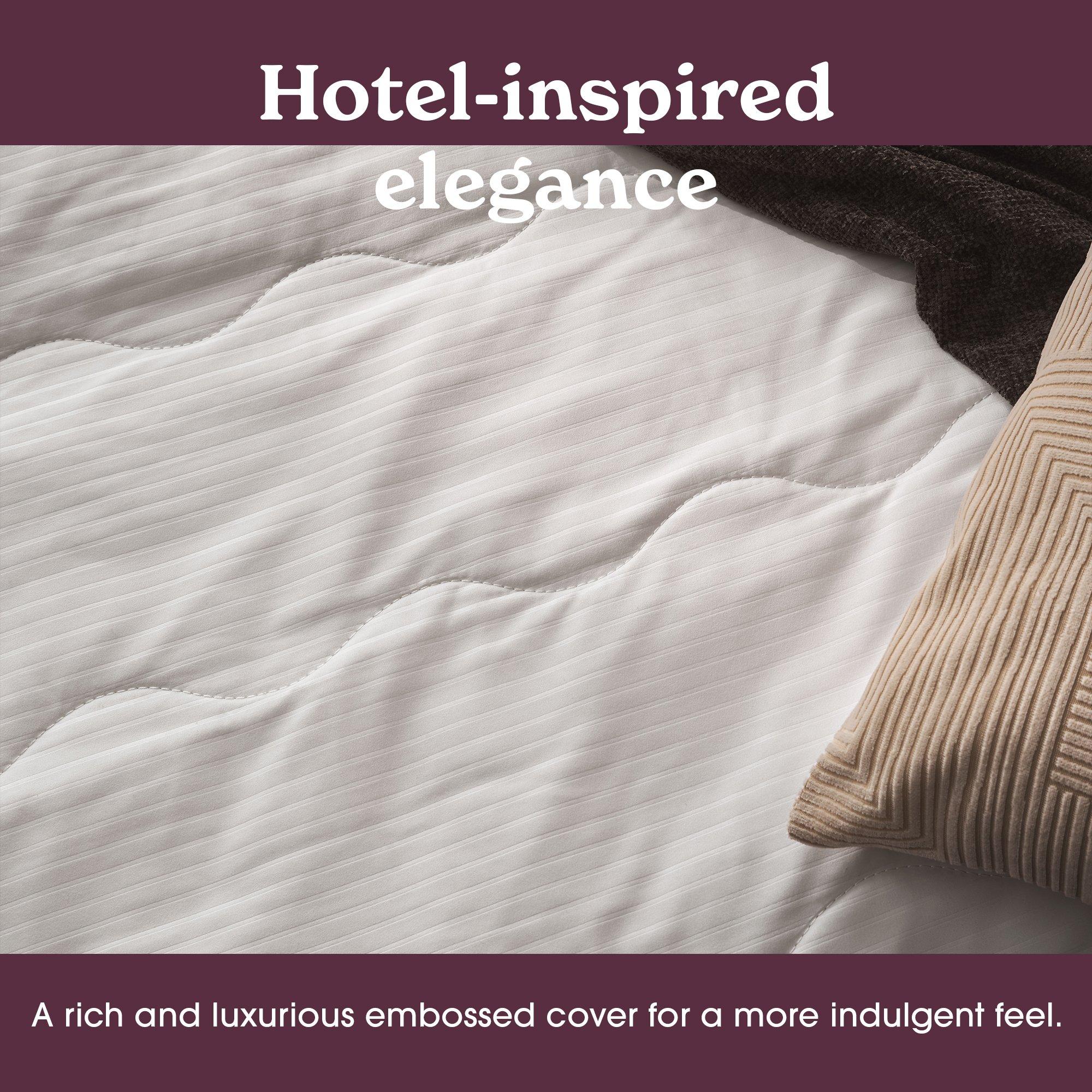 White - Sleepeezee - Hotel Luxe Quilted Mattress Protector - 5