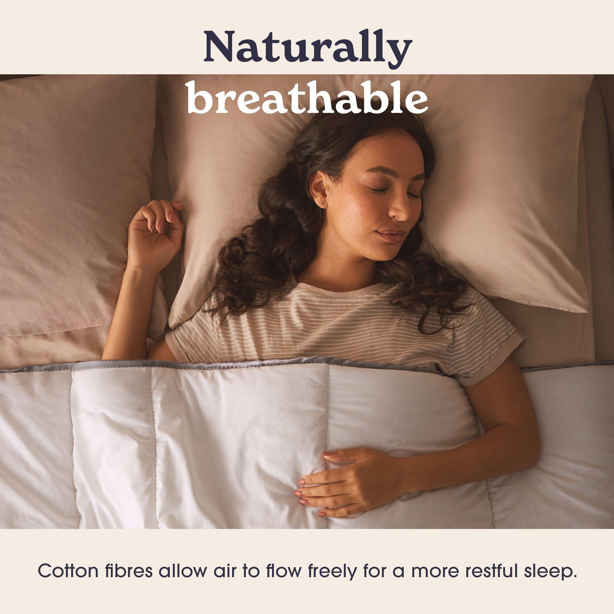 White - Sleepeezee - Sumptuous Cotton 10.5 Tog Duvet - 6