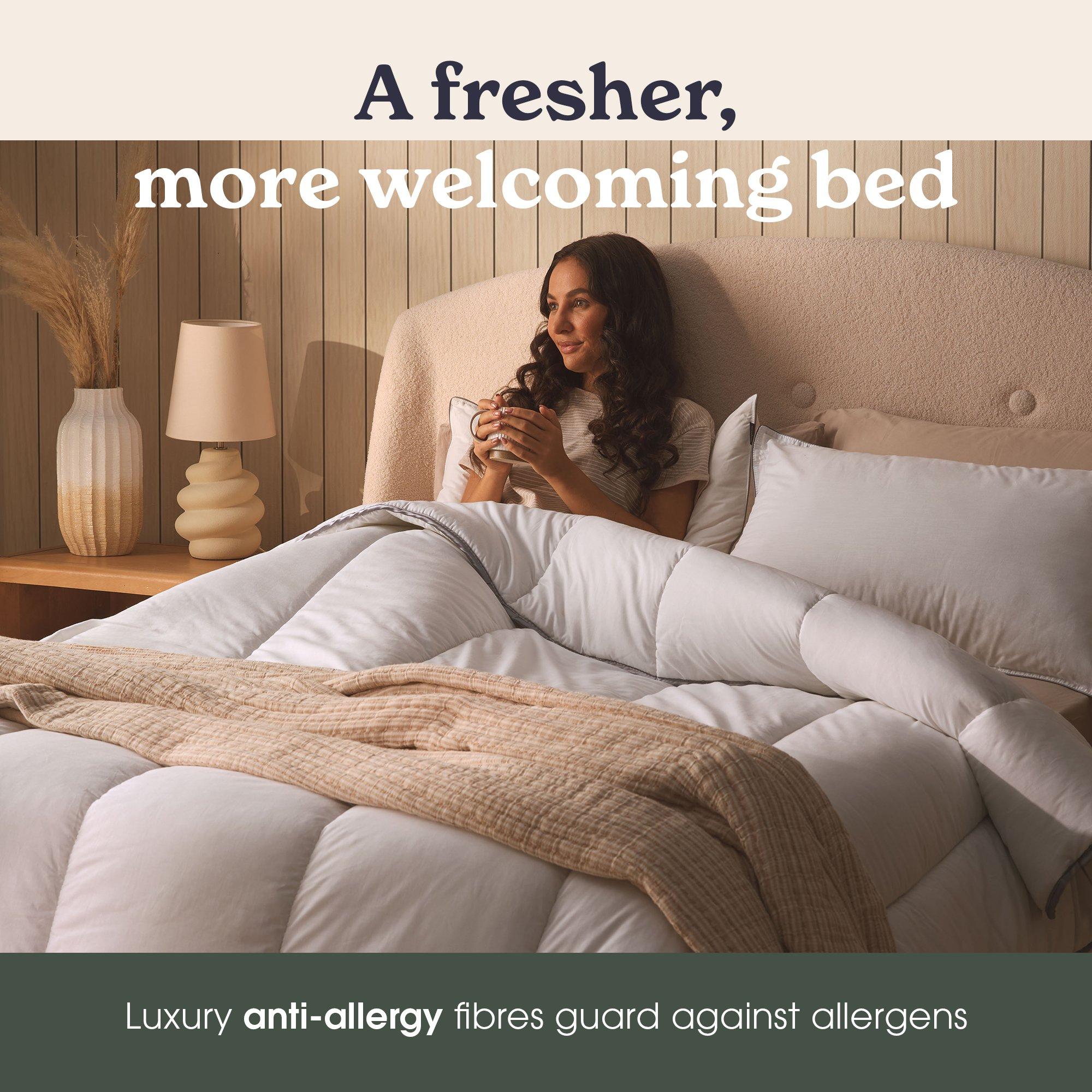 White - Sleepeezee - Sumptuous Cotton 10.5 Tog Duvet - 7