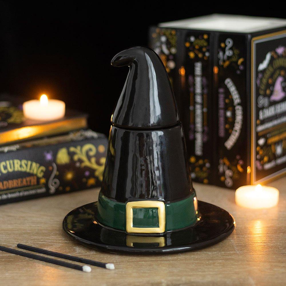White - Something Different - Black Witch Hat Oil Burner - 1