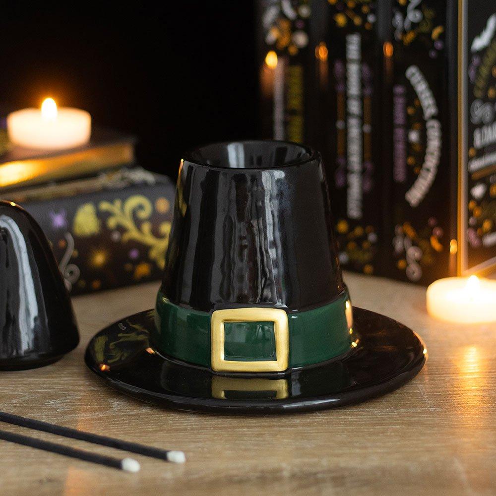 White - Something Different - Black Witch Hat Oil Burner - 2