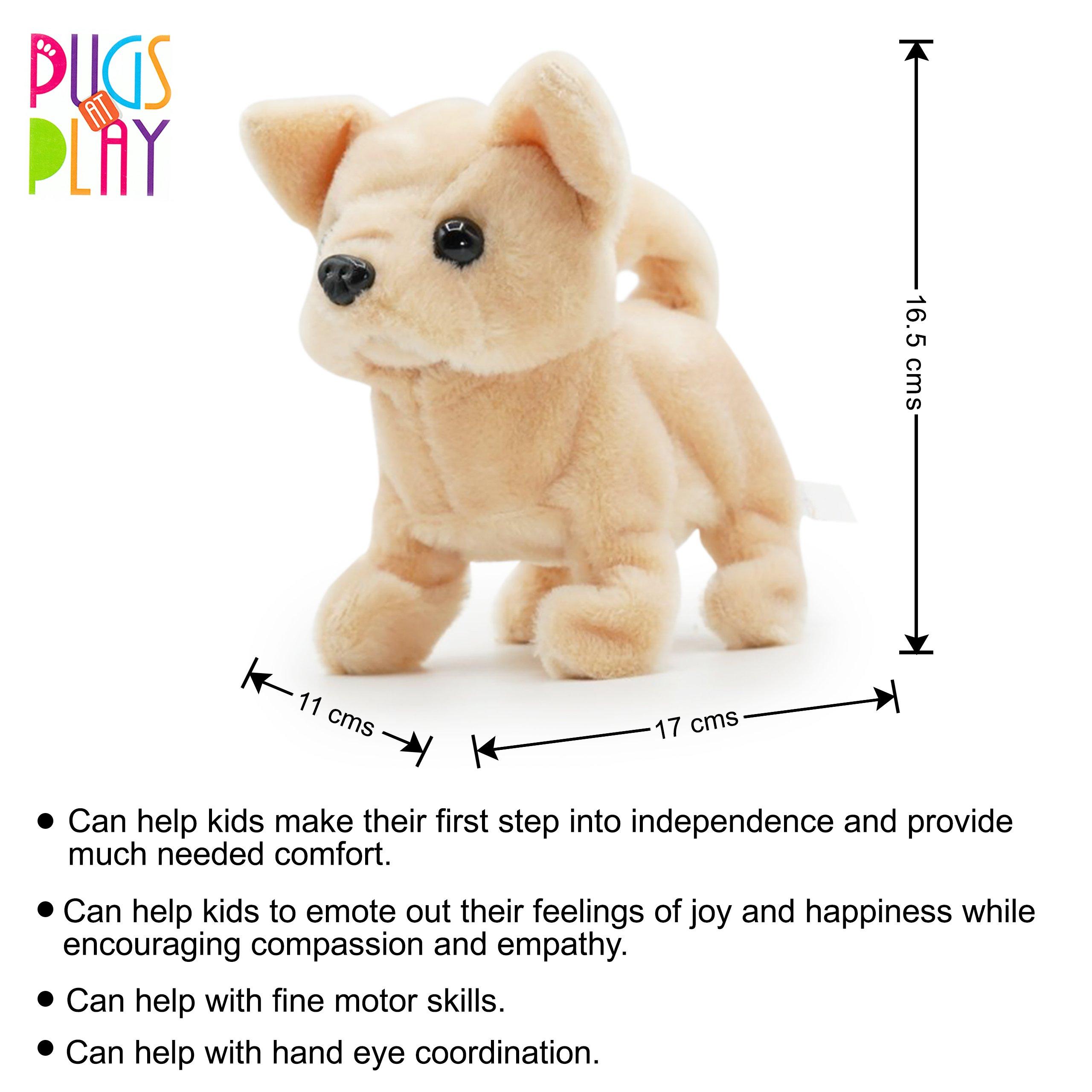 Multi - Pugs at Play - Chili Interactive Walking Dog Plush Toy - 5