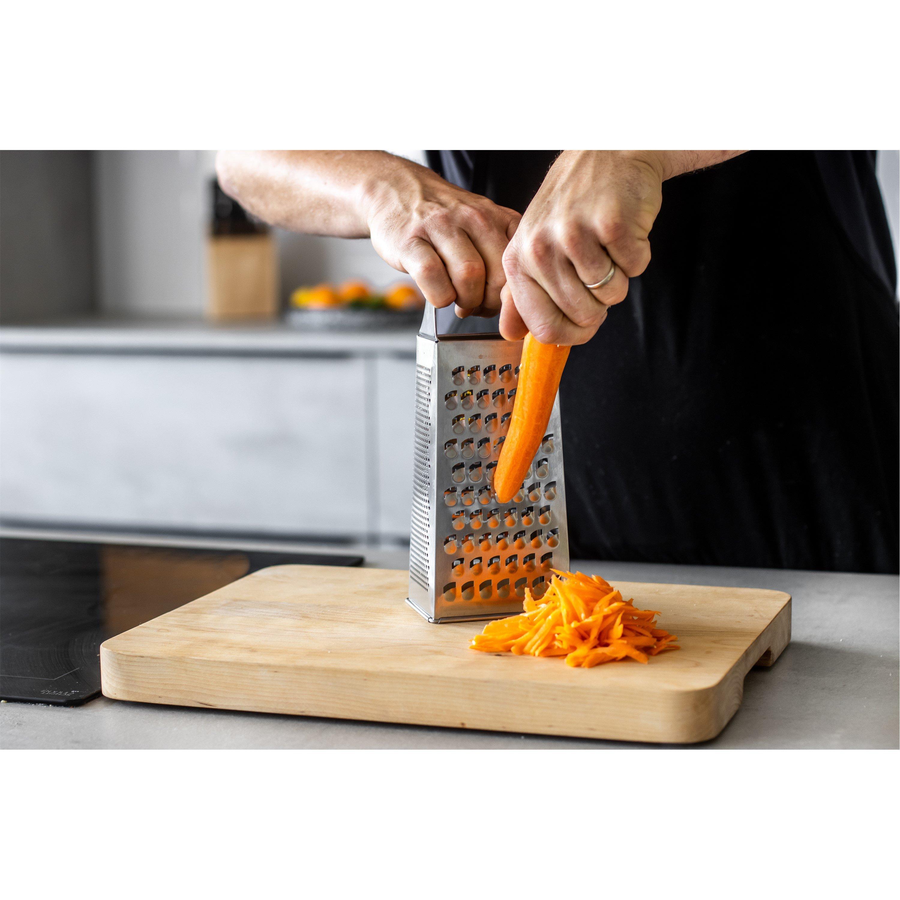Silver - MasterClass - MasterClass Etched Stainless Steel Box Grater - 7