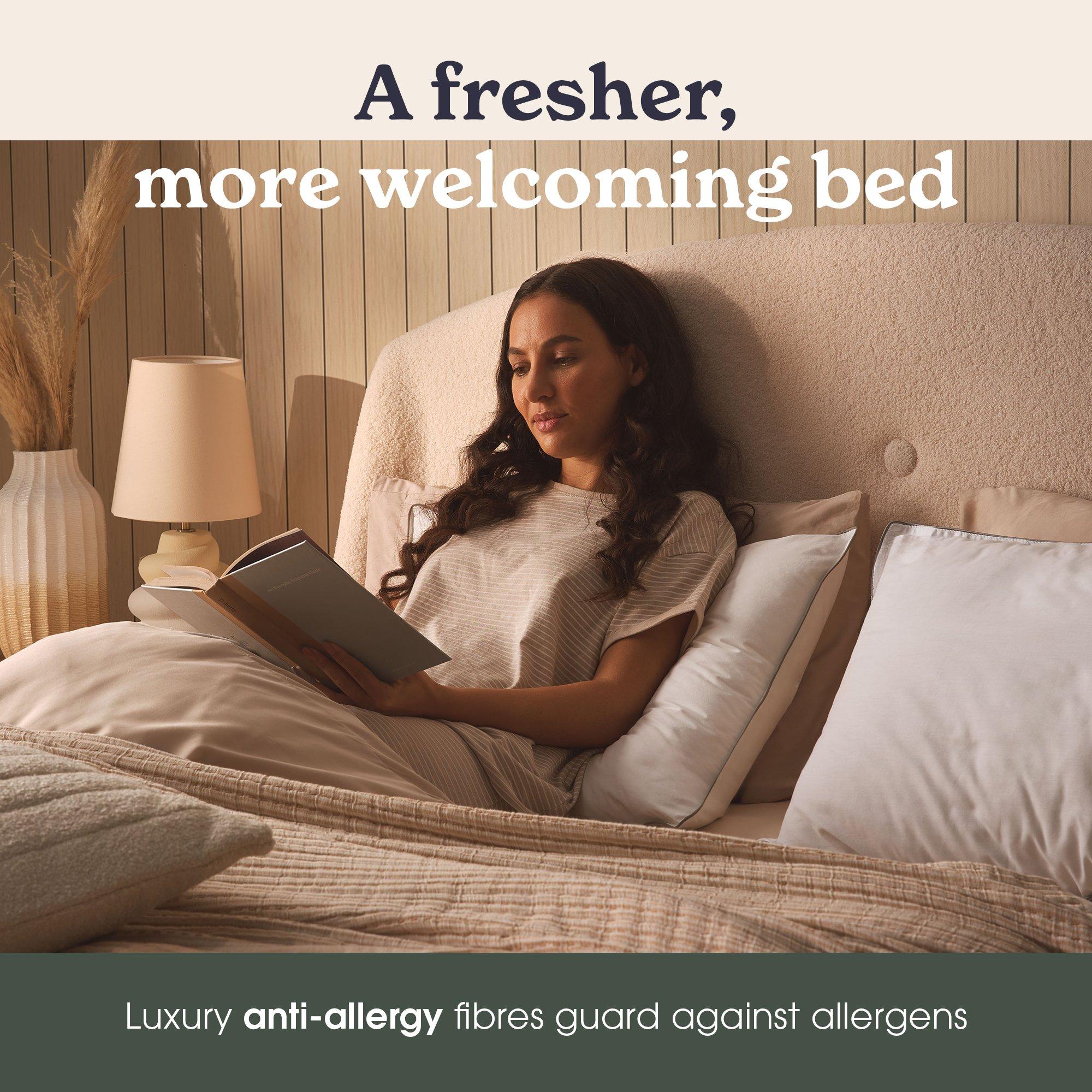 White - Sleepeezee - Sumptuous Cotton Pillow - 6