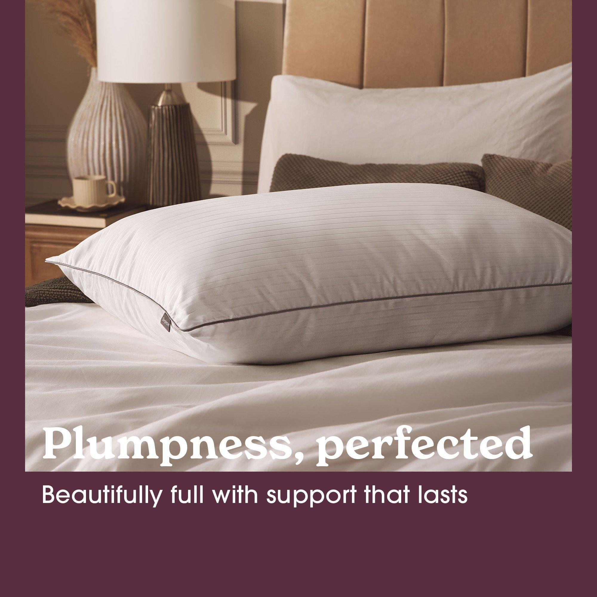 White - Sleepeezee - Hotel Luxe Pillow Pair - 3