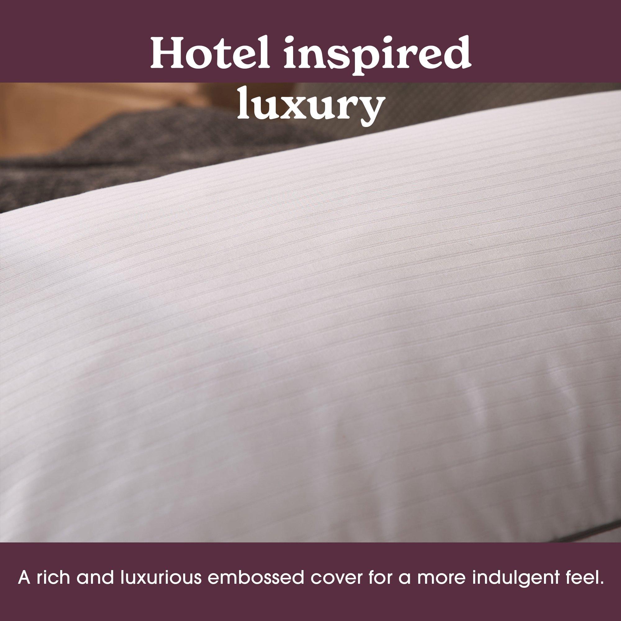 White - Sleepeezee - Hotel Luxe Pillow Pair - 4
