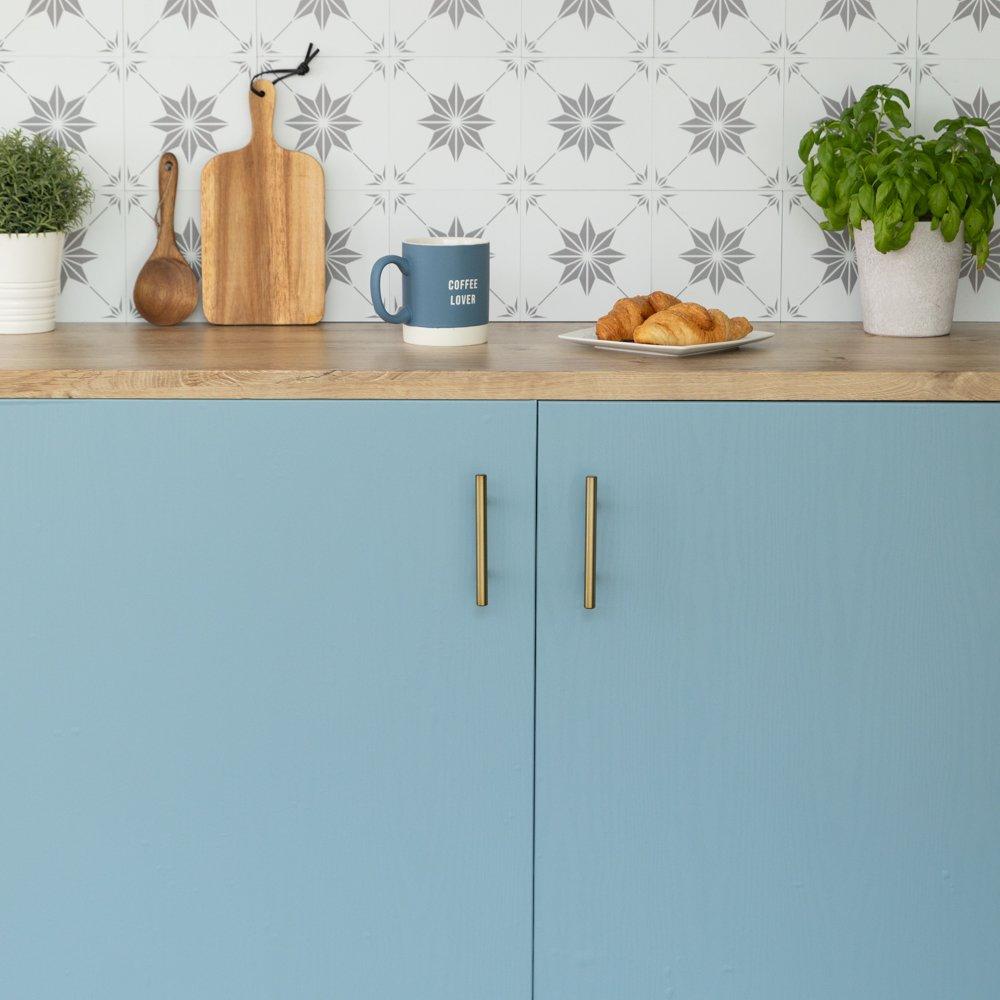 Blue - D C Fix - Coastal Blue Wood Self-adhesive Vinyl 67.5cmx2m - 6