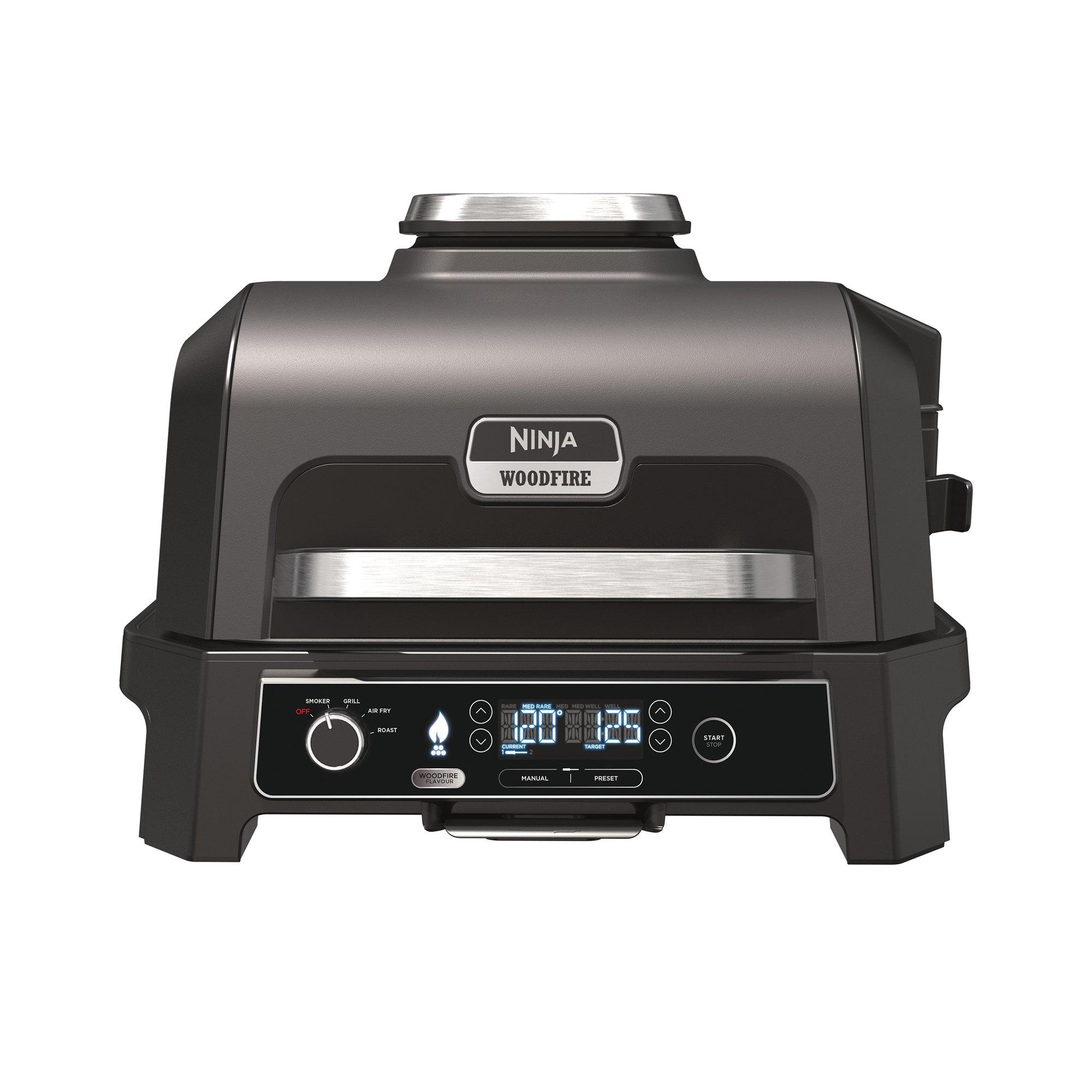 Ninja  Woodfire Pro Xl Electric Bbq Grill & Smoker - Grey Lid / Blac - 45c x 31cm