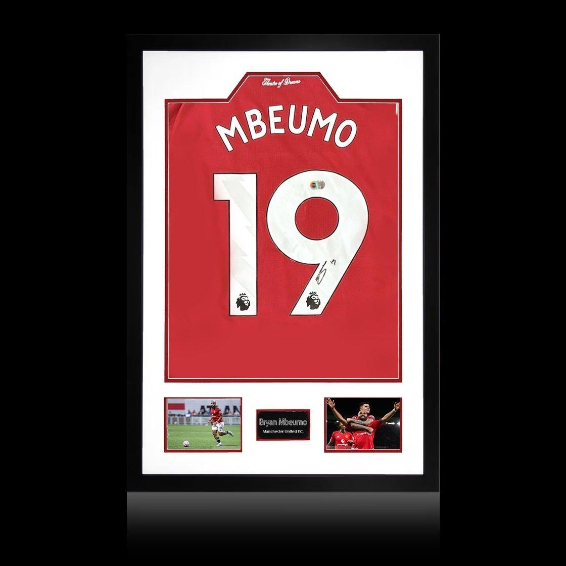 Red - The Fan Cave - Bryan Mbeumo Signed Manchester United Shirt Premiu