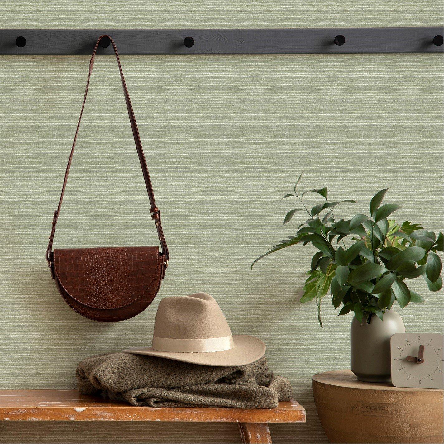 Superfresco Easy  Easy Emperor Grasscloth Wallpaper Sage