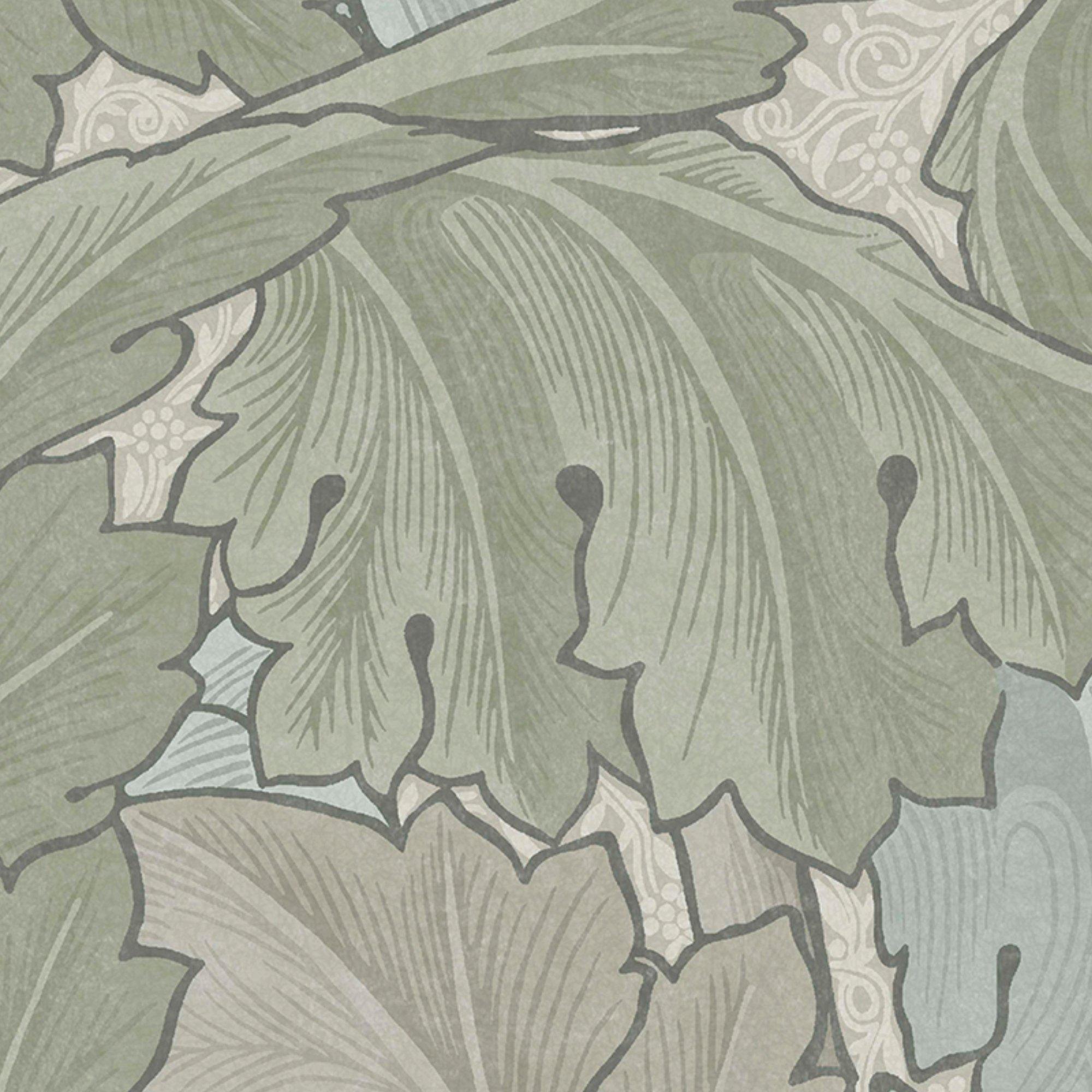 Sage & Duck Egg - William Morris at Home - William Morris at Home Acanthus Sage Wallpaper - 4