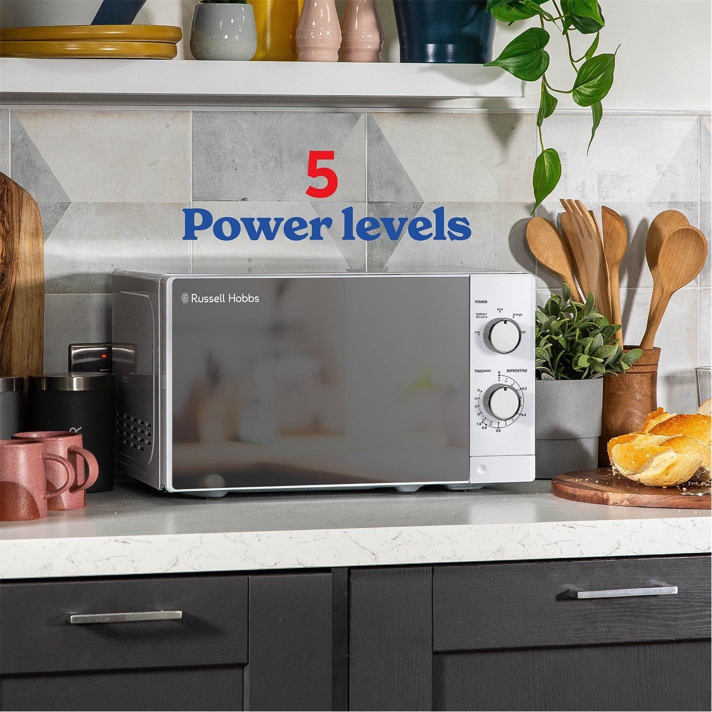 White - Russell Hobbs - RHM2027 Compact Microwave - 4