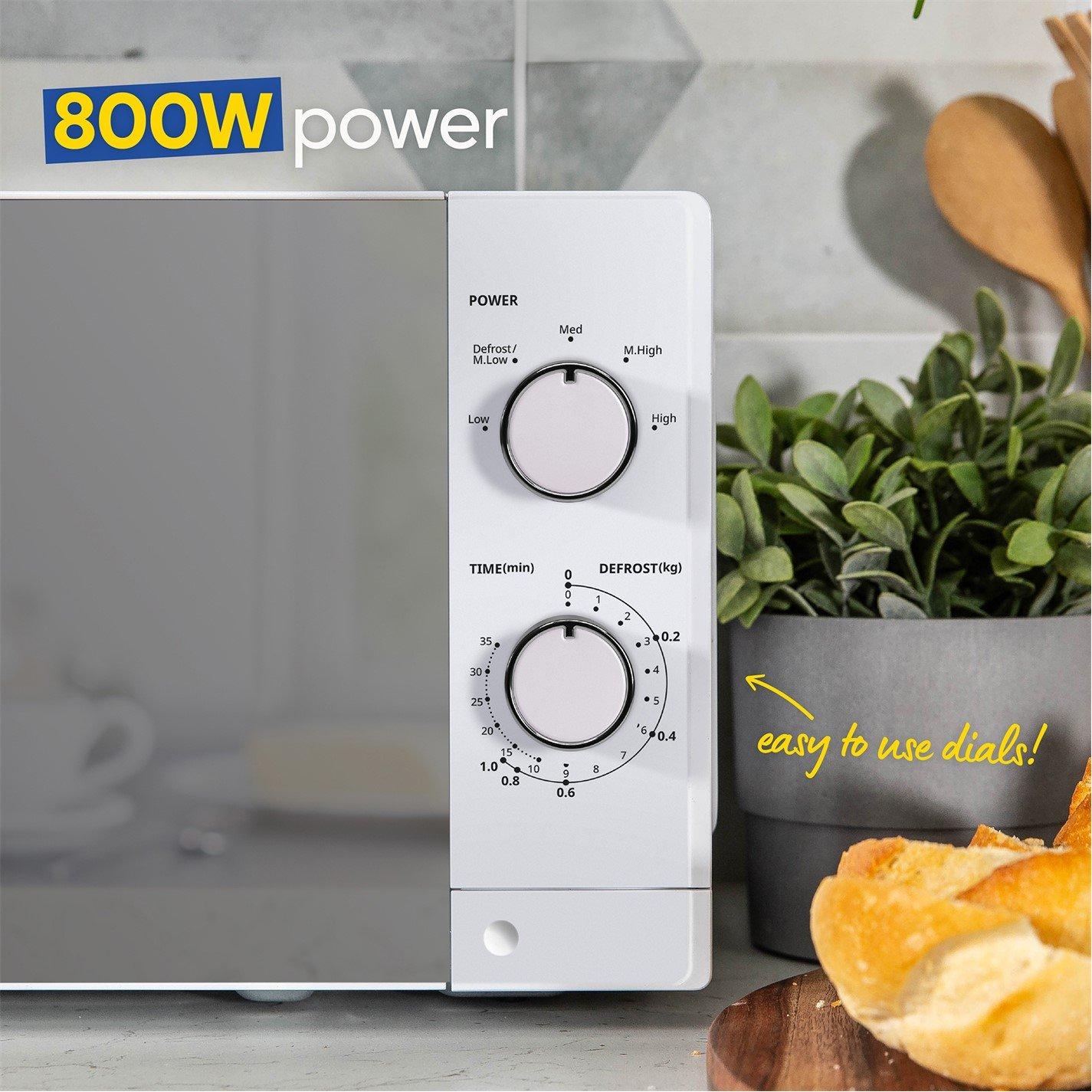 White - Russell Hobbs - RHM2027 Compact Microwave - 7