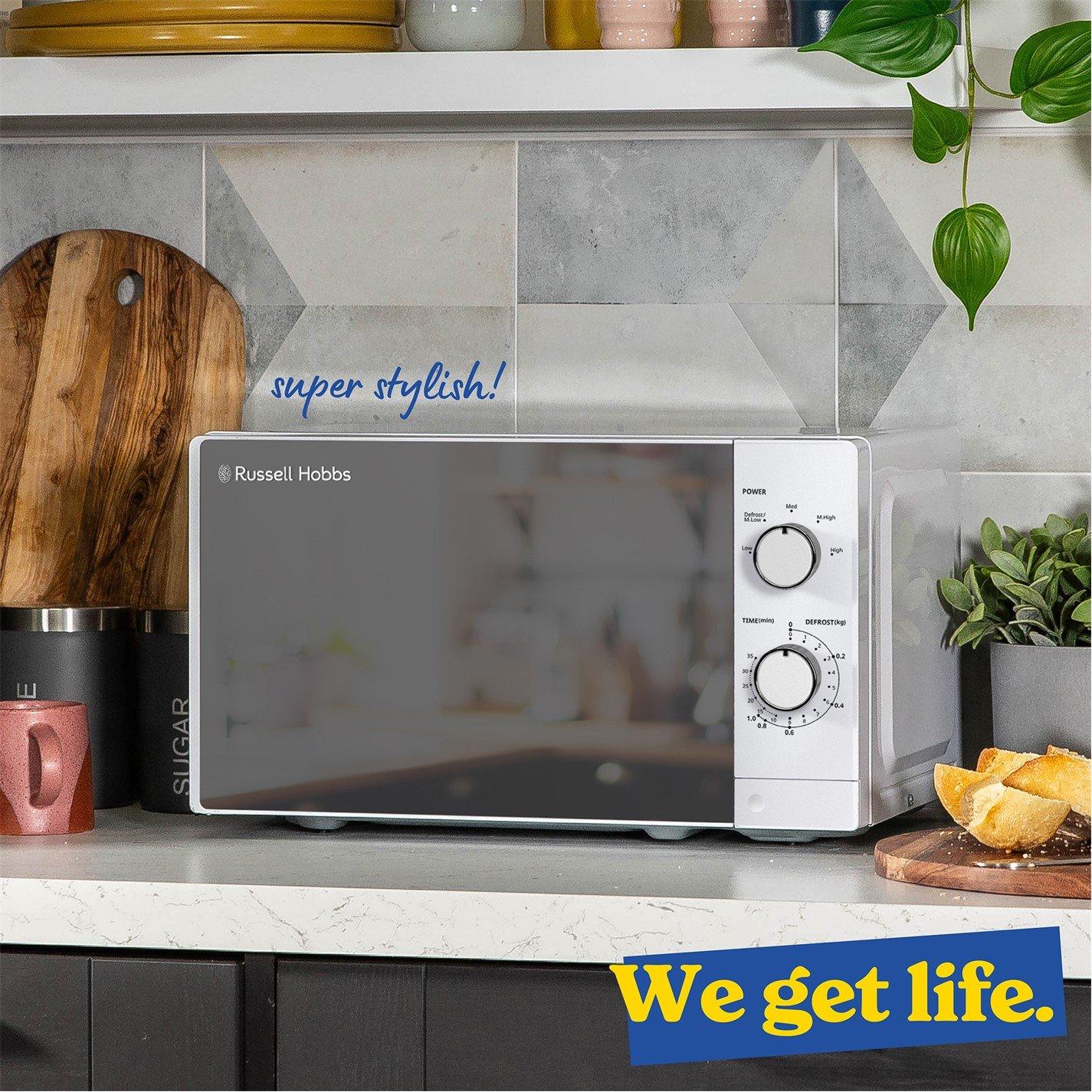 White - Russell Hobbs - RHM2027 Compact Microwave - 8