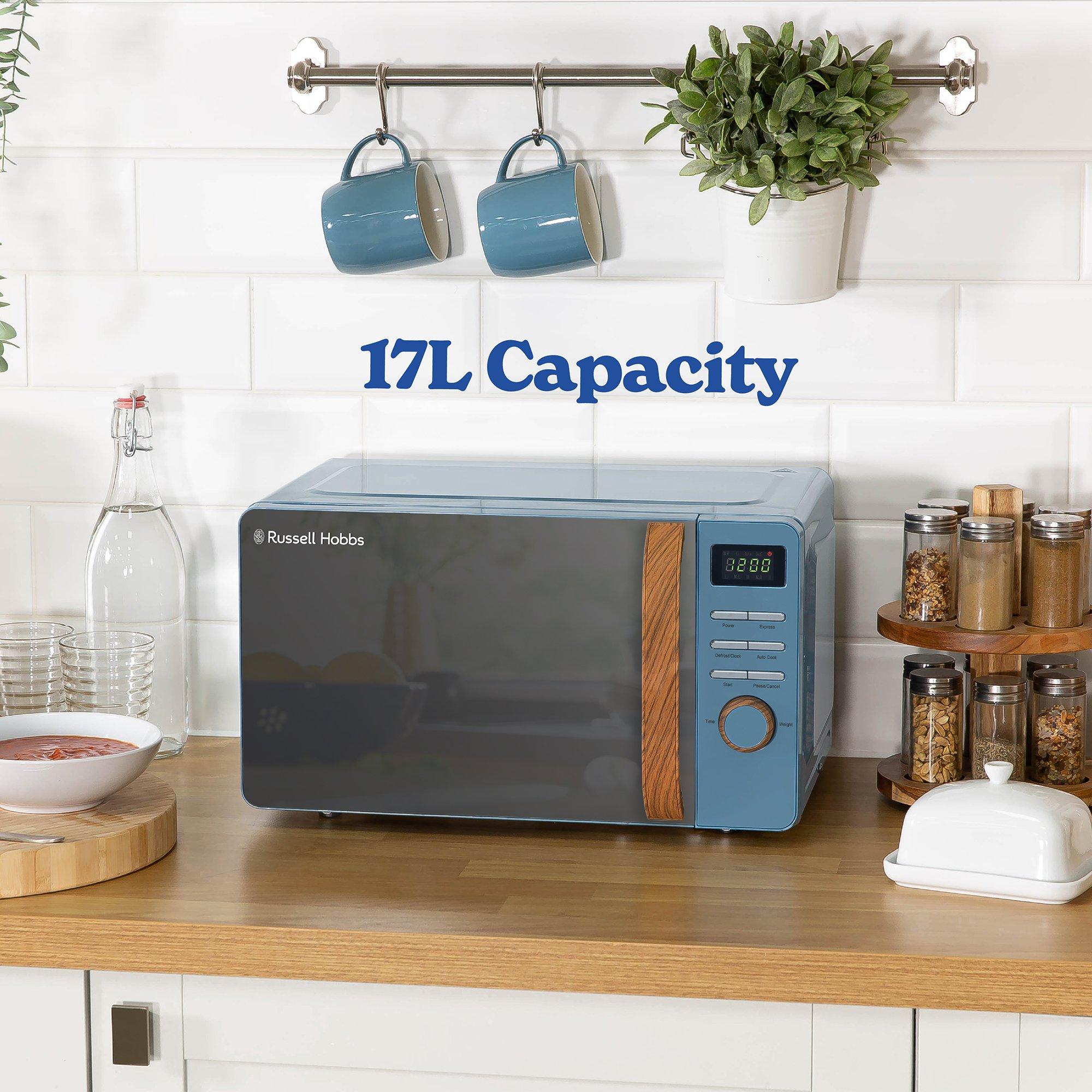 Blue - Russell Hobbs - RHMD714BL-MN Compact Microwave - 3