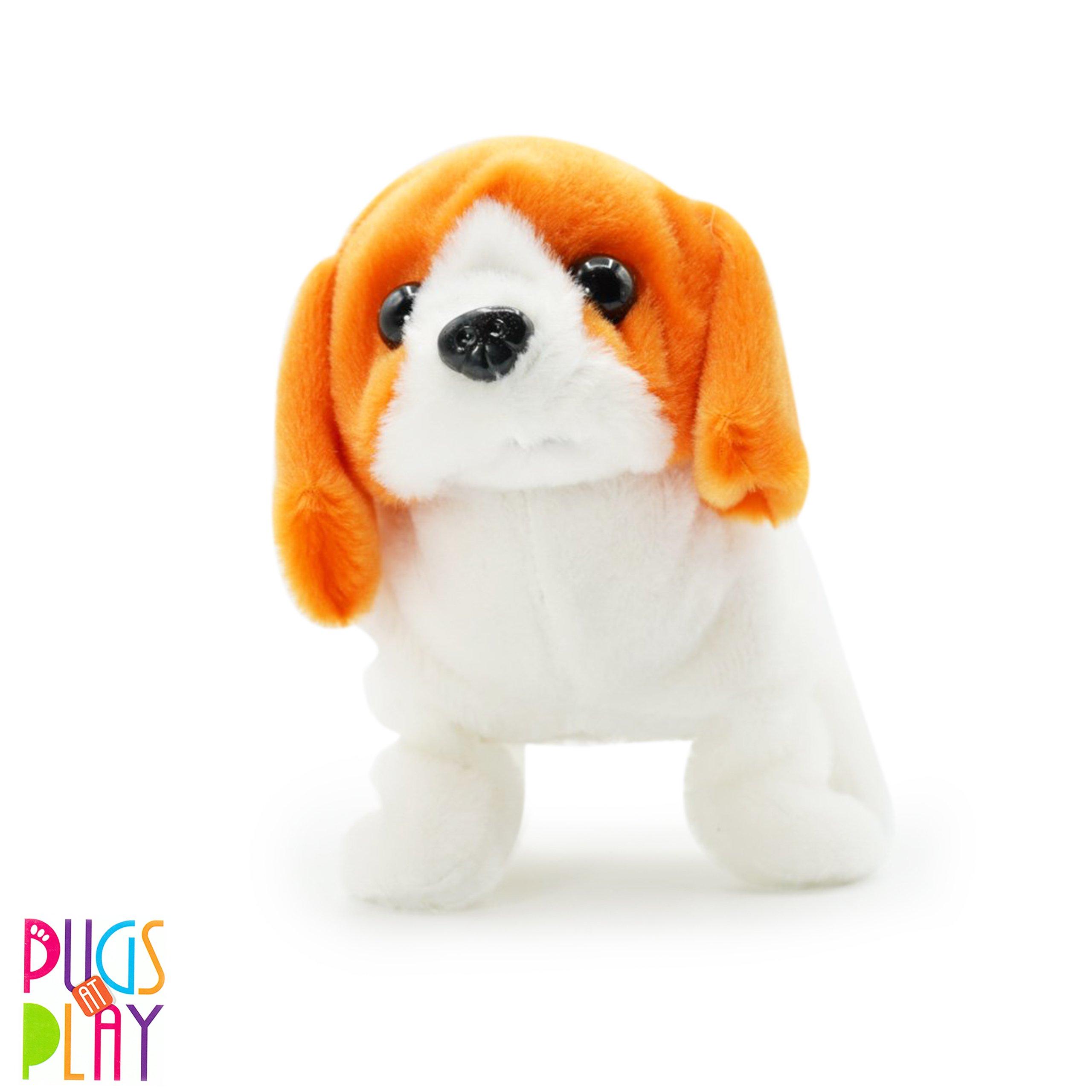 Pugs At Play   Buddy Interactive Walking Dog Plush Toy