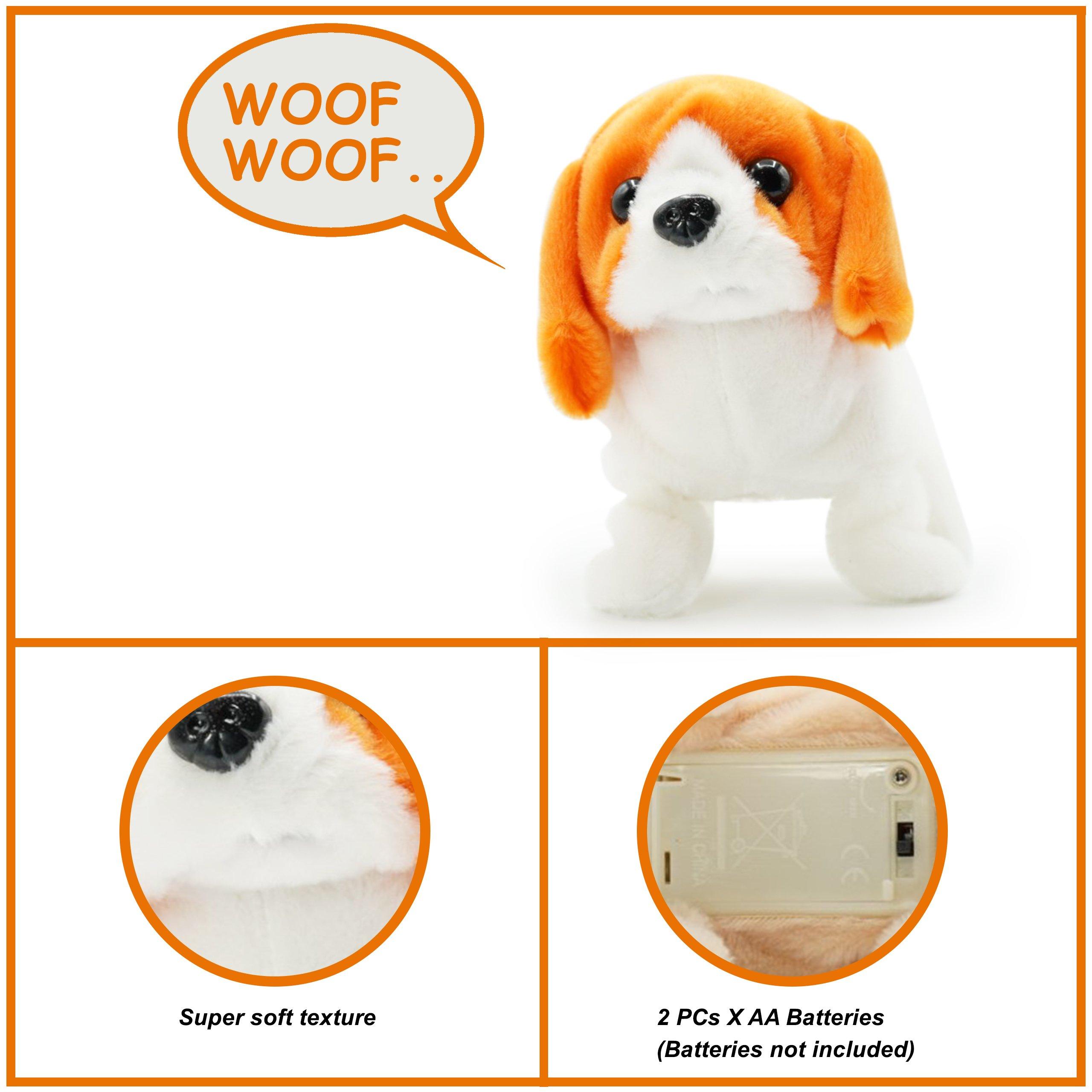 Multi - Pugs at Play - Buddy Interactive Walking Dog Plush Toy - 5