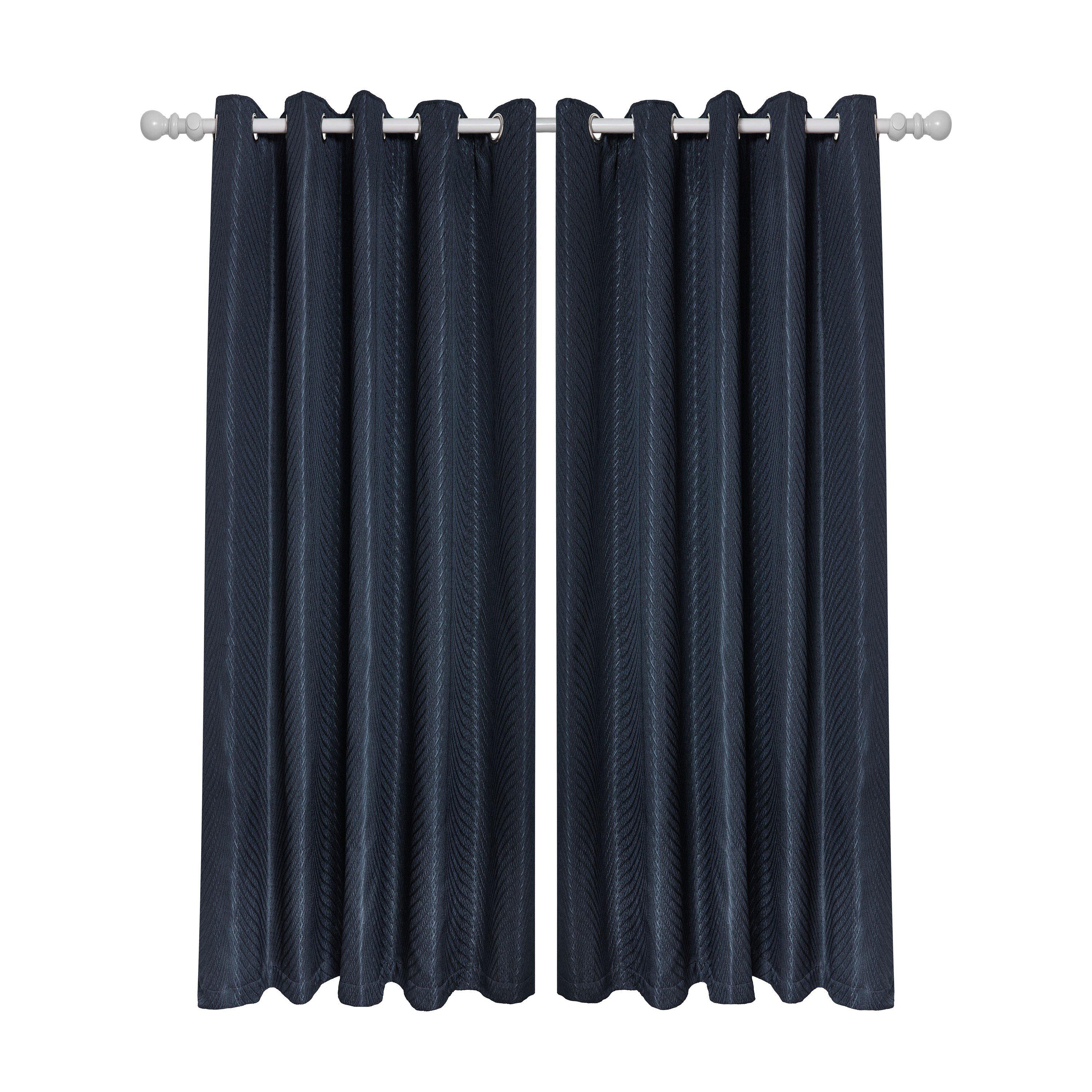 Lined Eyelet Curtains Aura