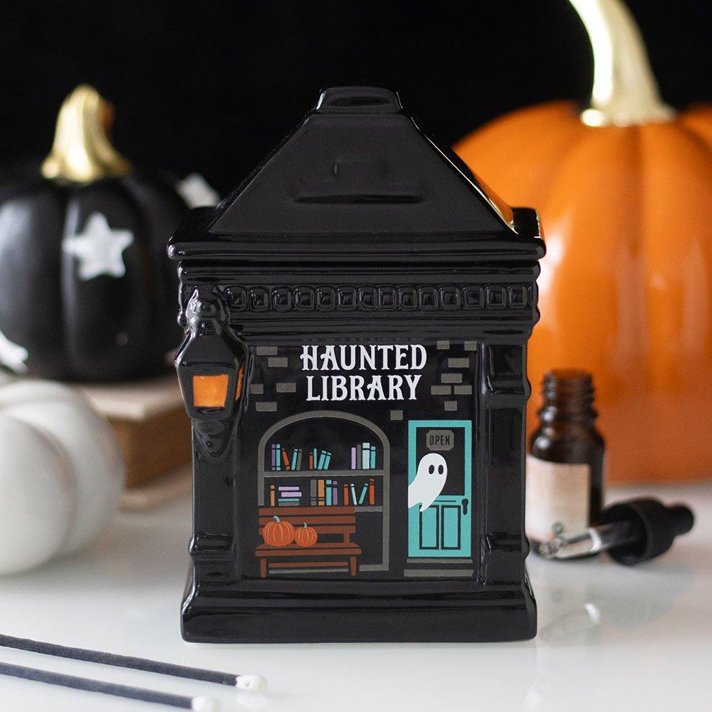 White - Something Different - Haunted Library Oil Burner - 1