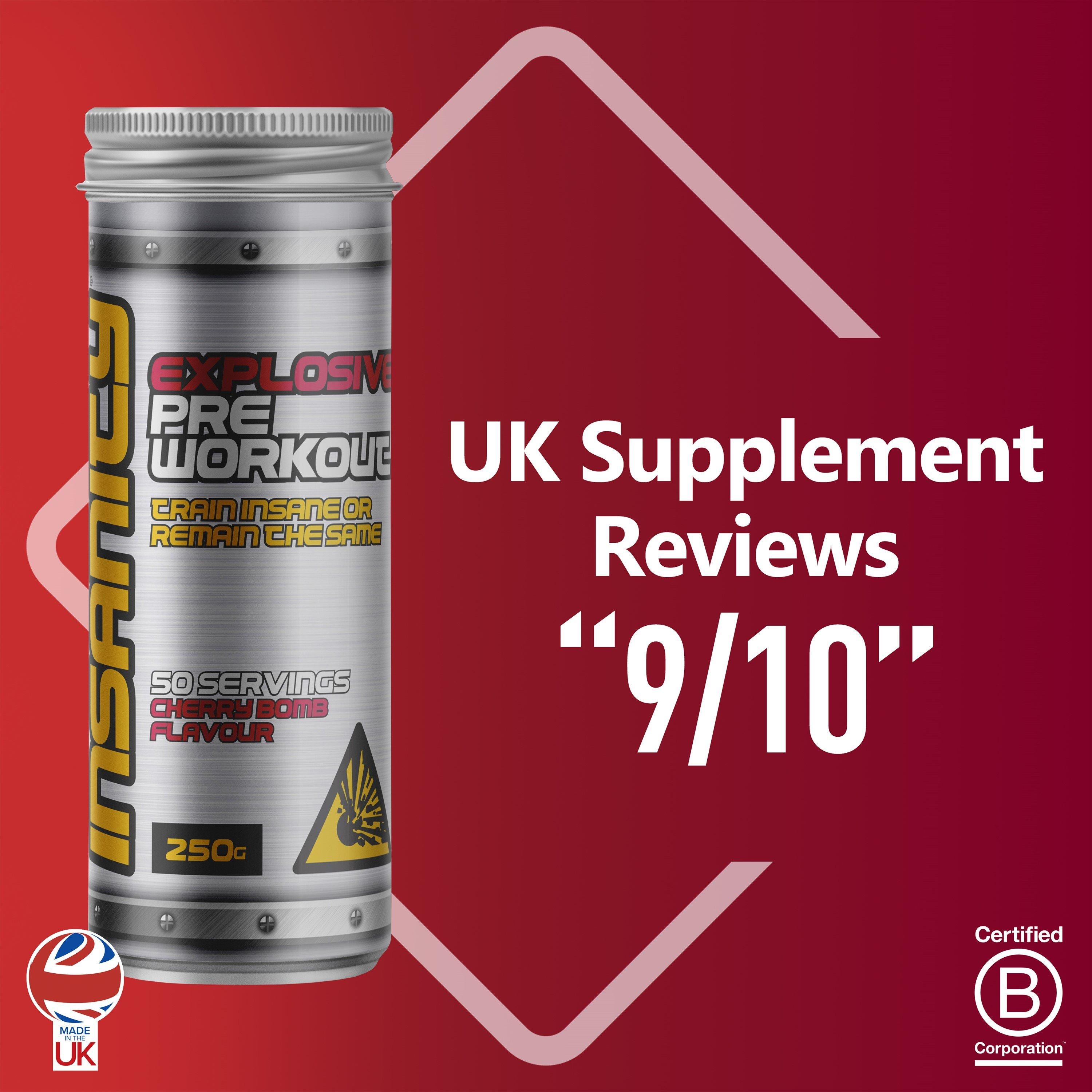 Cherry Bomb - Bio-Synergy - Insanity - Cherry Bomb flavour - 250g (50 servings - 2