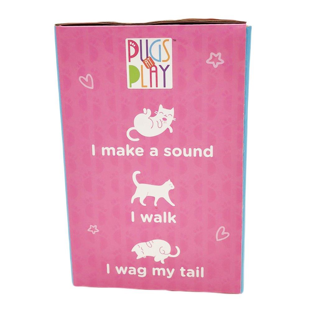 Multi - Pugs at Play - Casper Interactive Walking Cat Plush Toy - 9