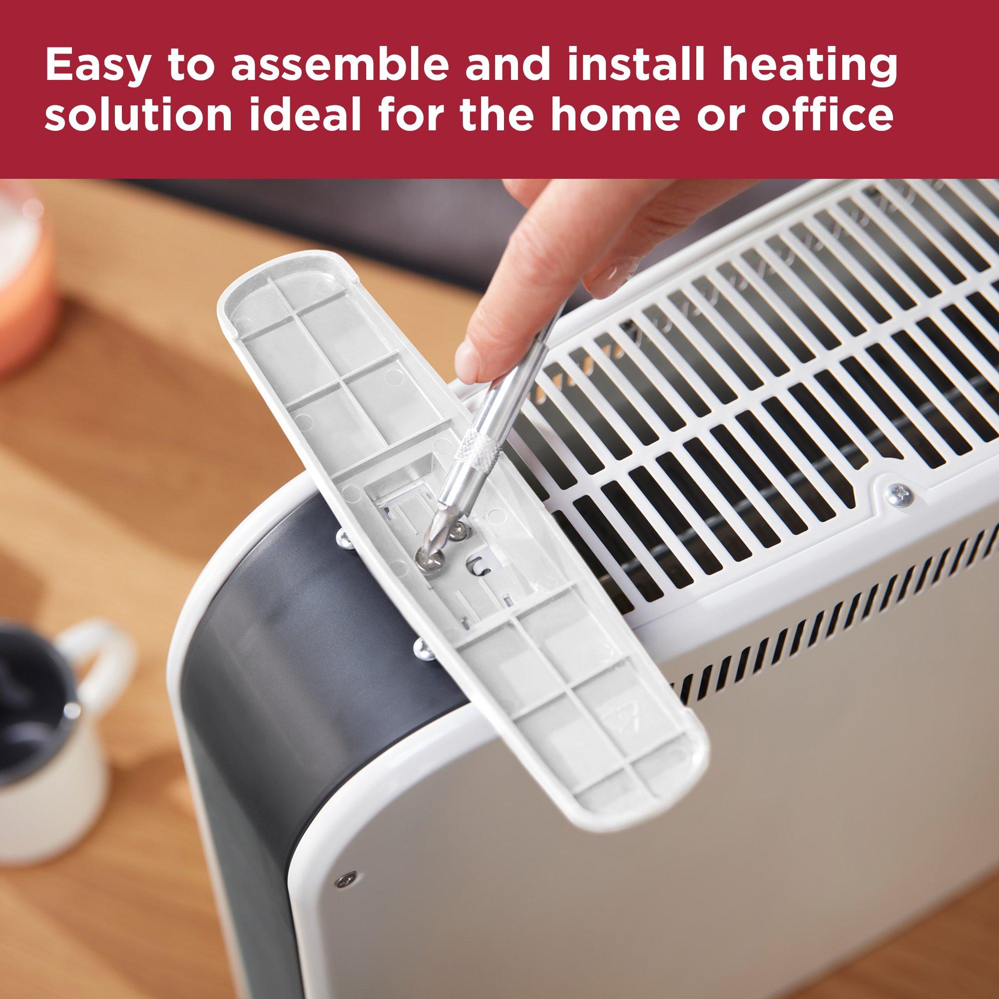 White - Black and Decker - 2.2KW Smart Convection Turbo Heater 3 Heat Settin - 10