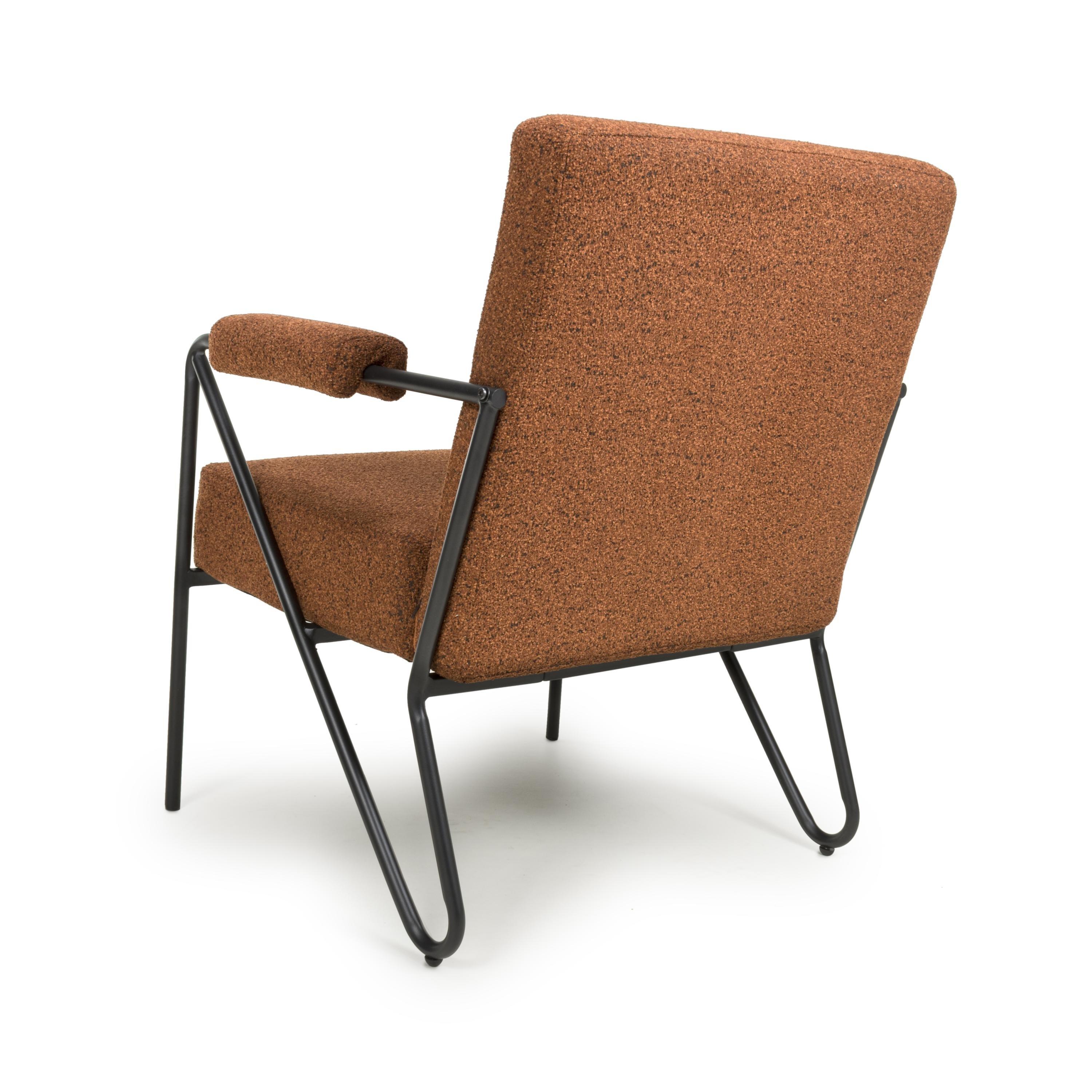 Burnt Orange - Shankar - Oslo Speckled Armchair - 3