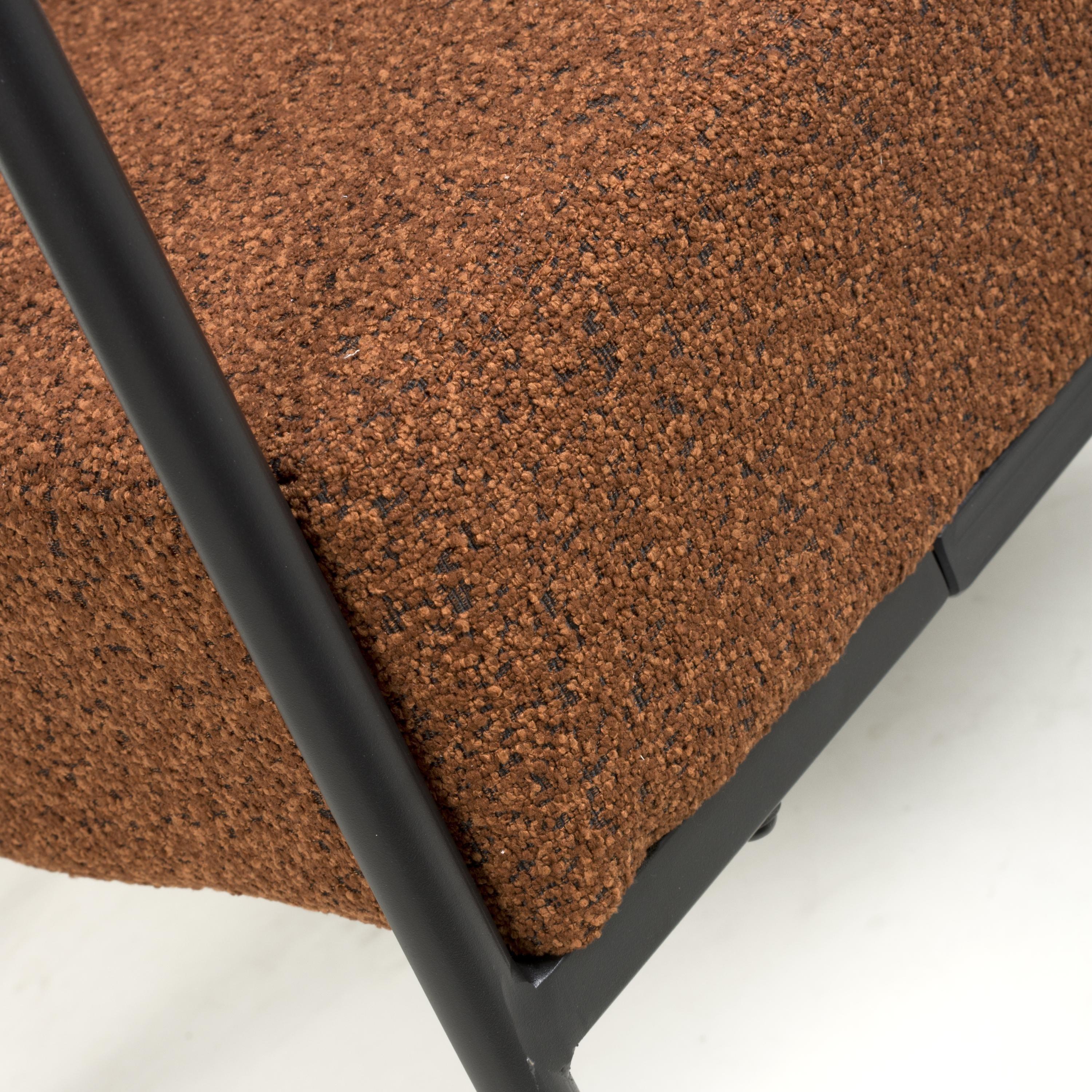 Burnt Orange - Shankar - Oslo Speckled Armchair - 7