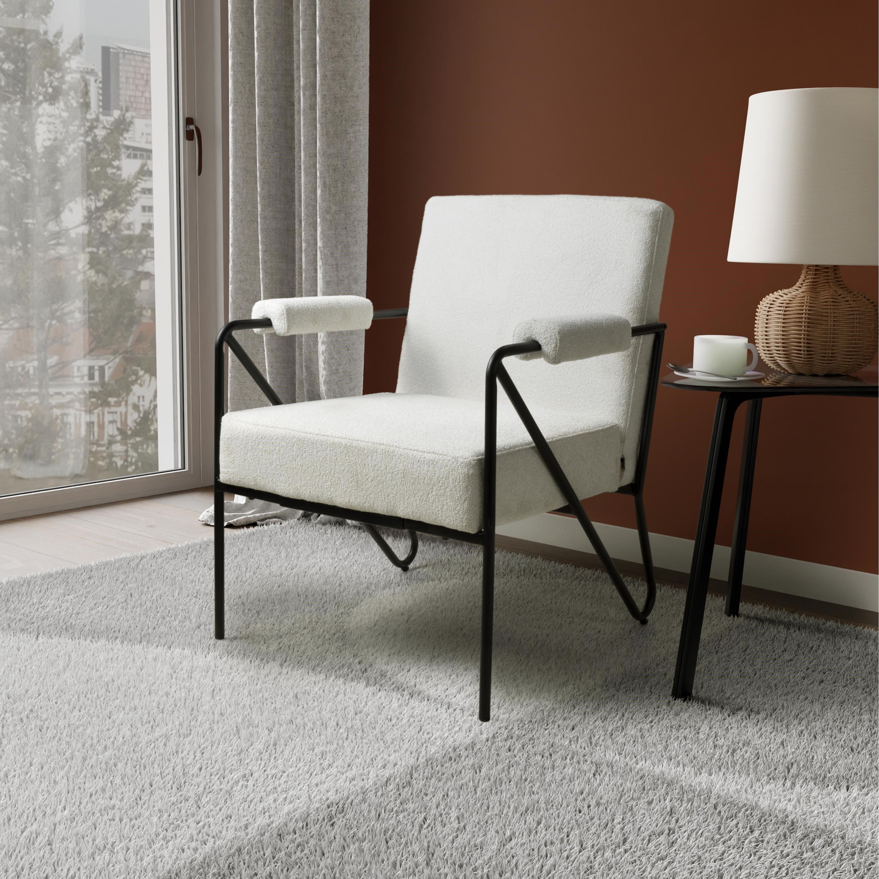 Shankar  Oslo Speckled Armchair - Natural - 71x85x70cm