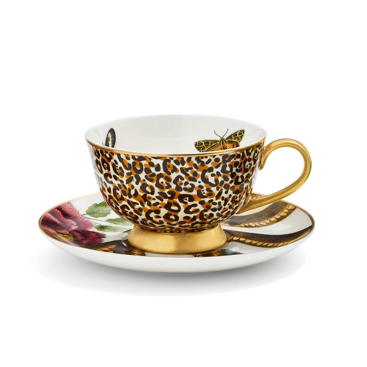 Multi - Spode Creatures of Curiosity - Creatures of Curiosity Leopard Cup & Saucer - 2