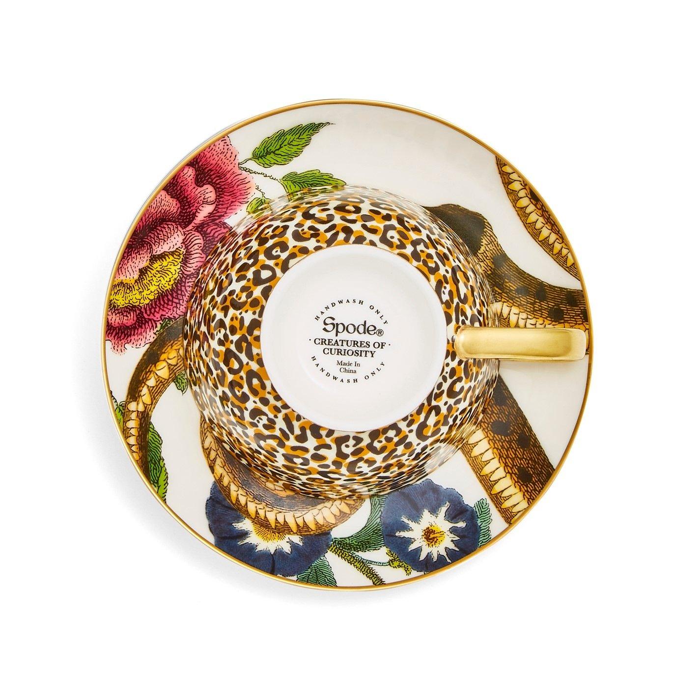 Multi - Spode Creatures of Curiosity - Creatures of Curiosity Leopard Cup & Saucer - 5