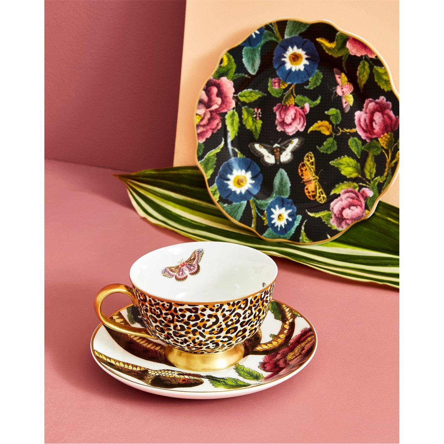 Multi - Spode Creatures of Curiosity - Creatures of Curiosity Leopard Cup & Saucer - 7