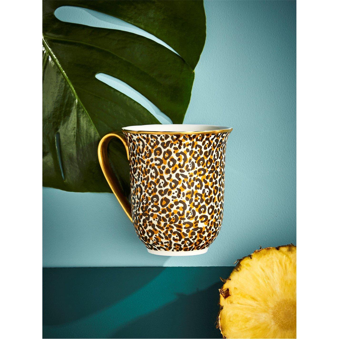 Multi - Spode Creatures of Curiosity - Creatures of Curiosity Leopard Print Mug - 7