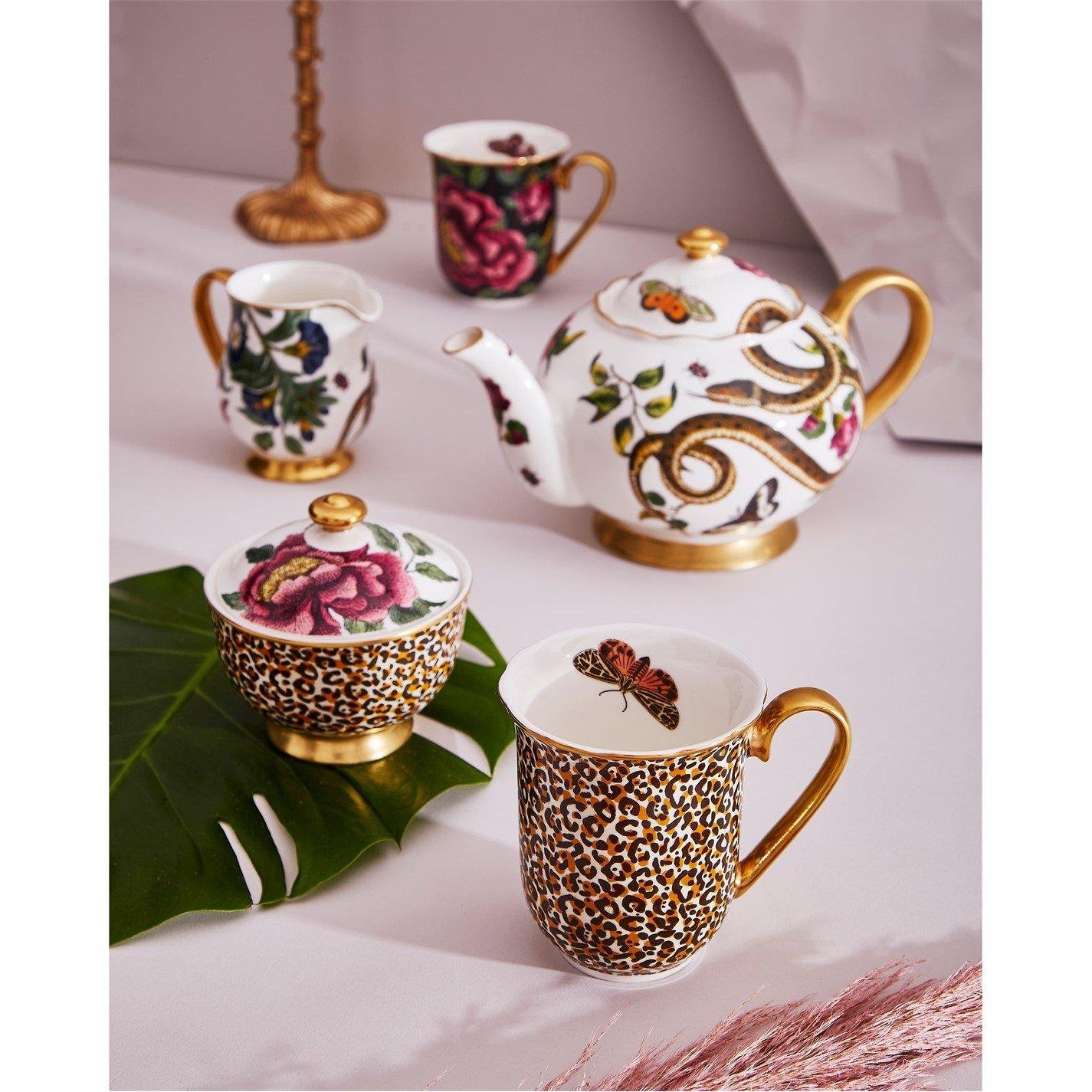 Multi - Spode Creatures of Curiosity - Creatures of Curiosity Leopard Print Mug - 8