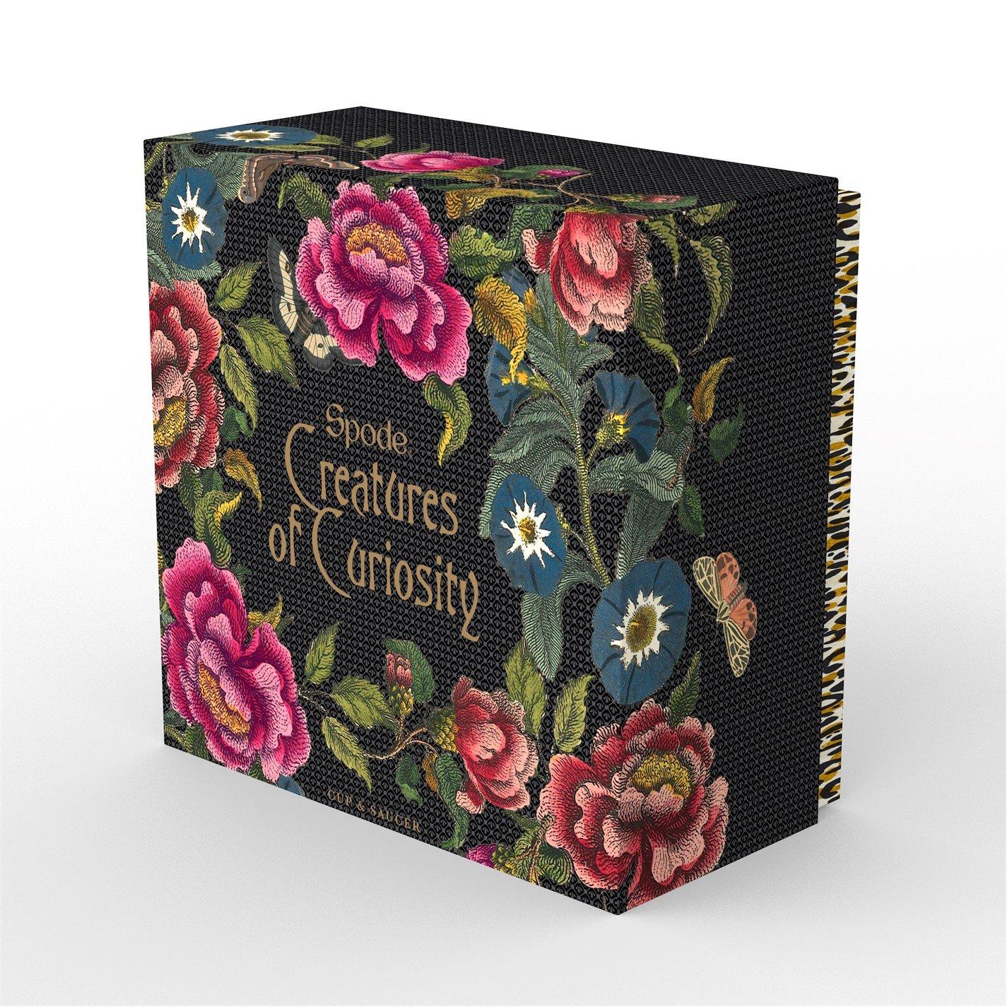 Multi - Spode Creatures of Curiosity - Creatures of Curiosity Dark Teacup & Saucer - 6