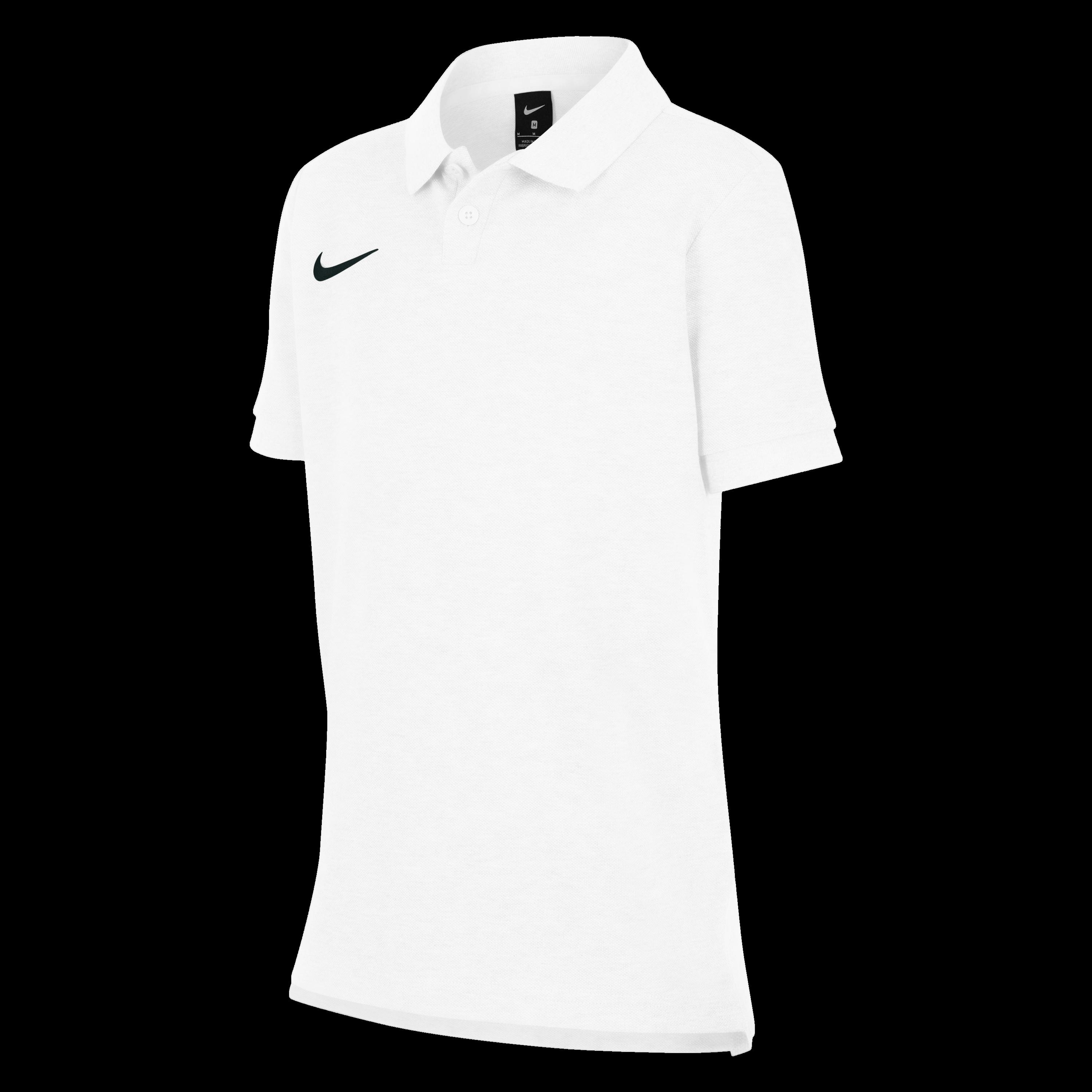 Nike Boys Kids' Short Sleeve Performance Polo Shirt - White - XL